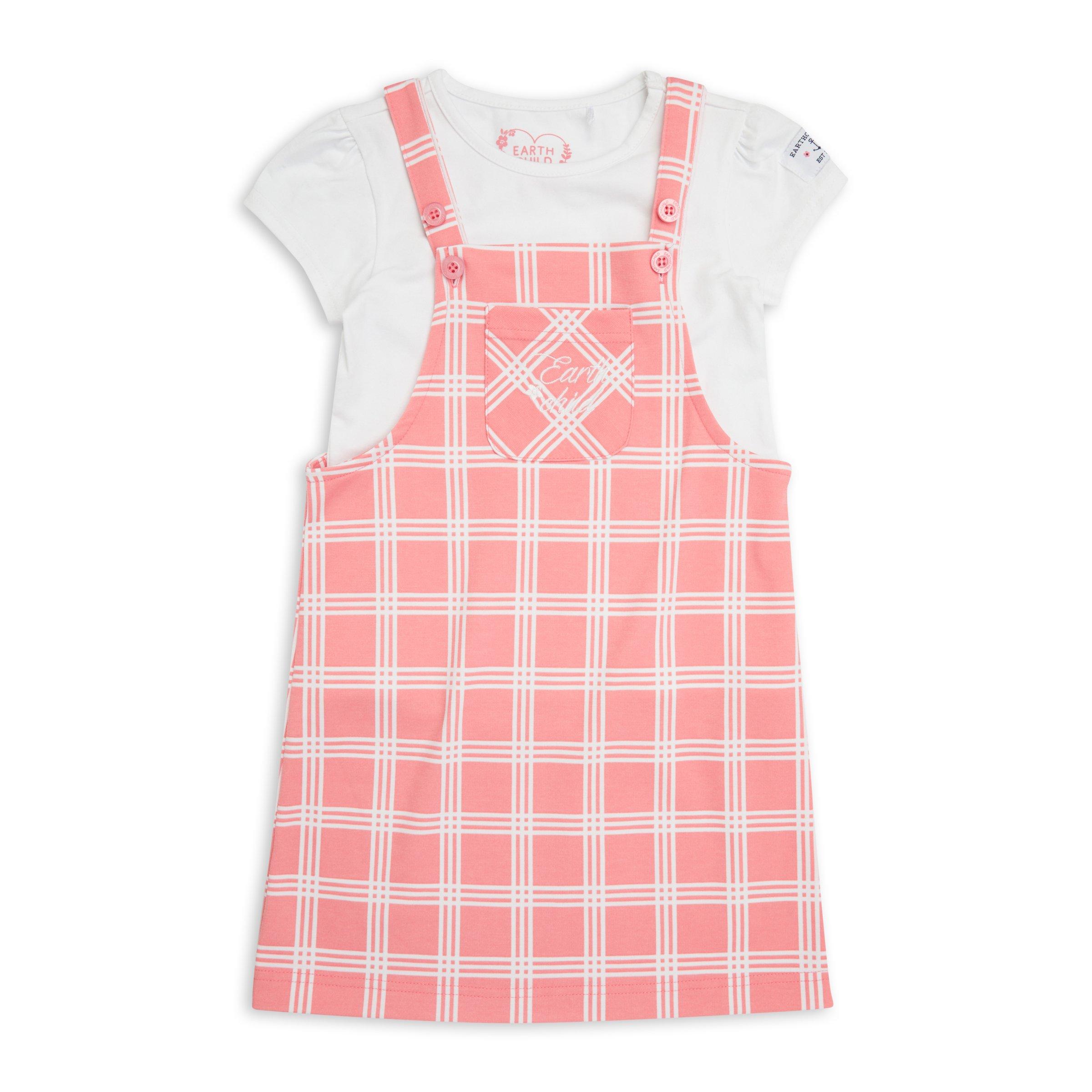 Kid Girl Pinafore Dress Set (3084439) Earthchild