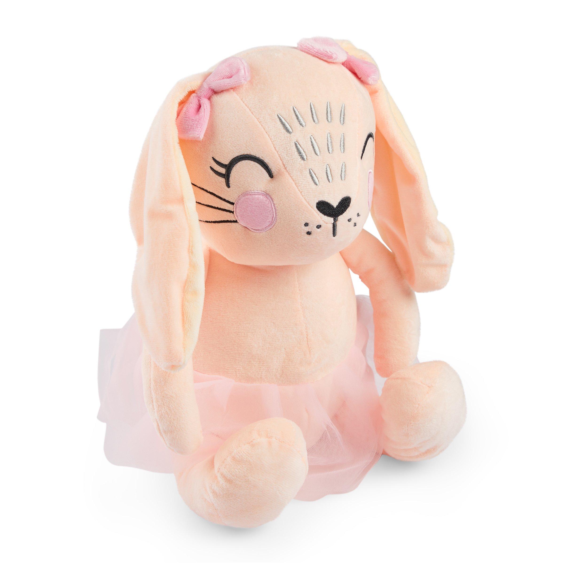 Pink bunny hotsell plush toy