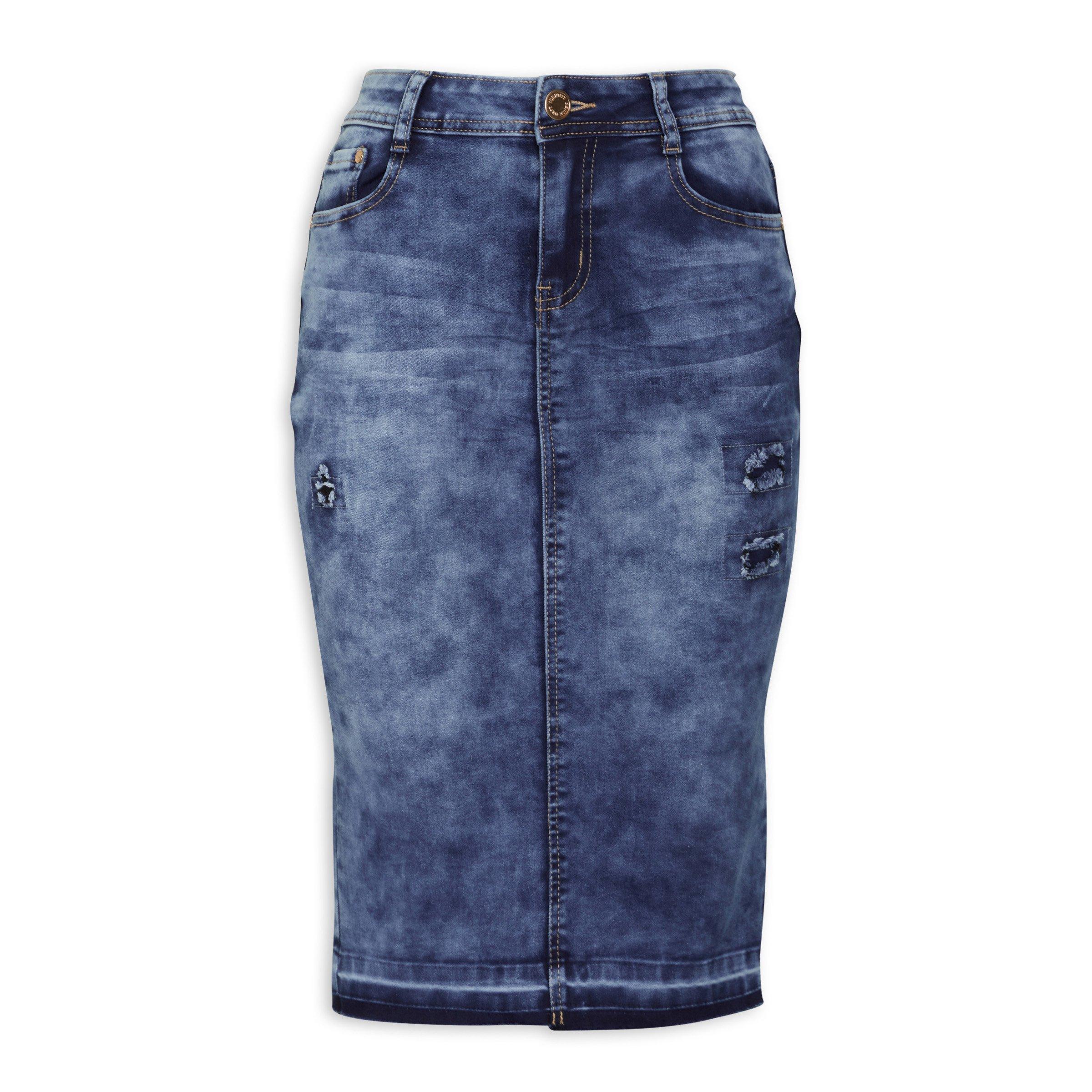 Indigo Denim Skirt (3087157) Identity