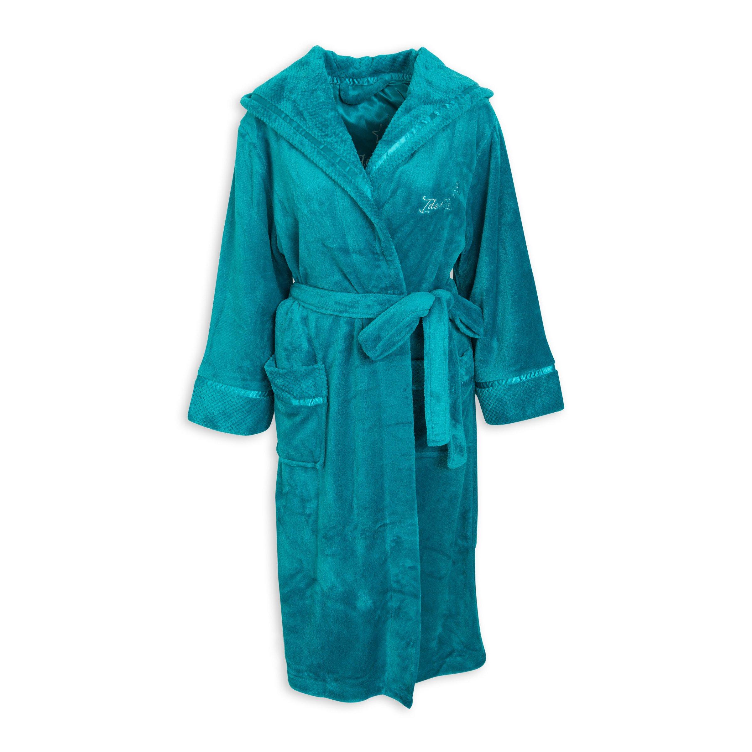 Turquoise Hooded Gown (3087428) Identity