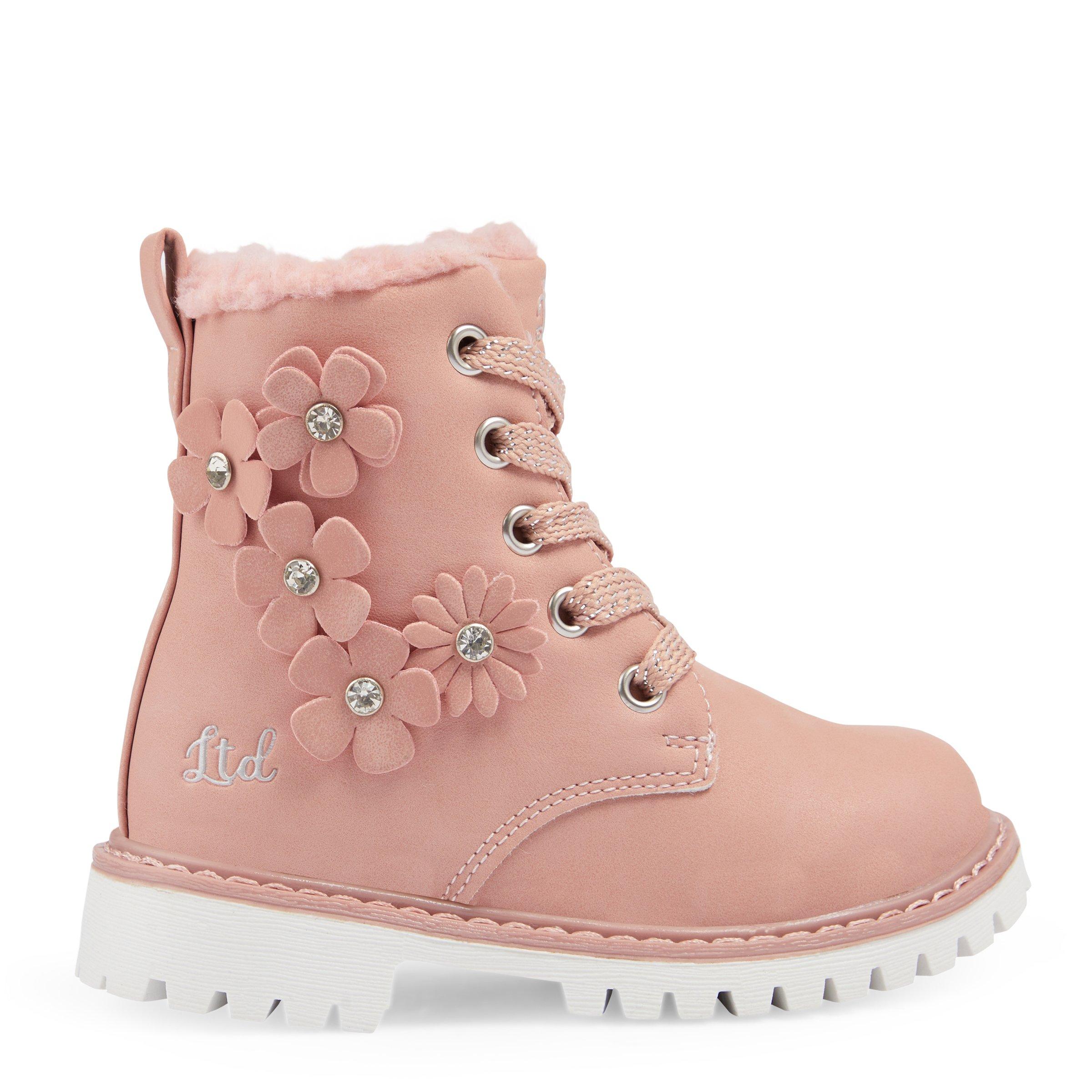 Girls sale flower boots