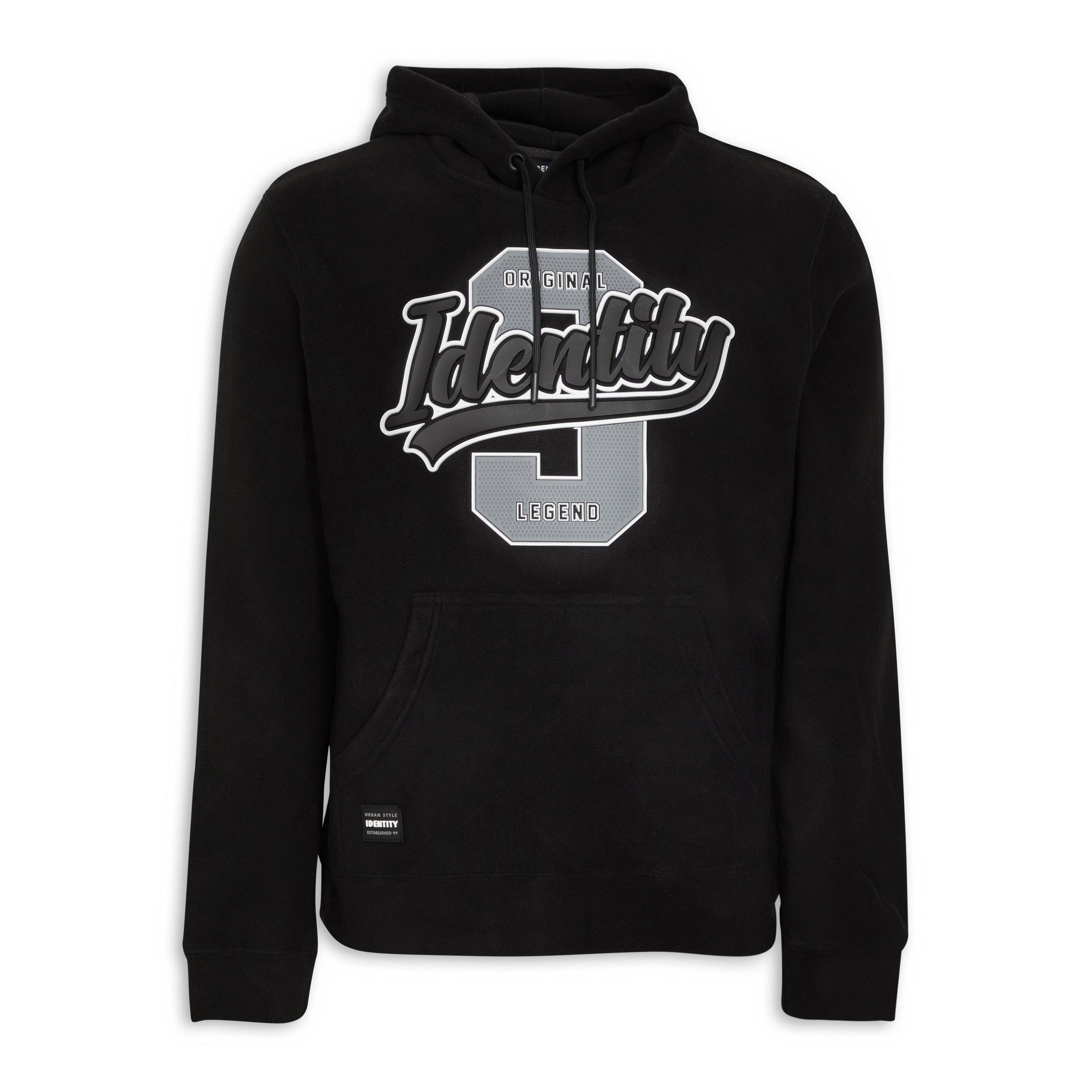 Black Branded Hoodie (3088541) Identity