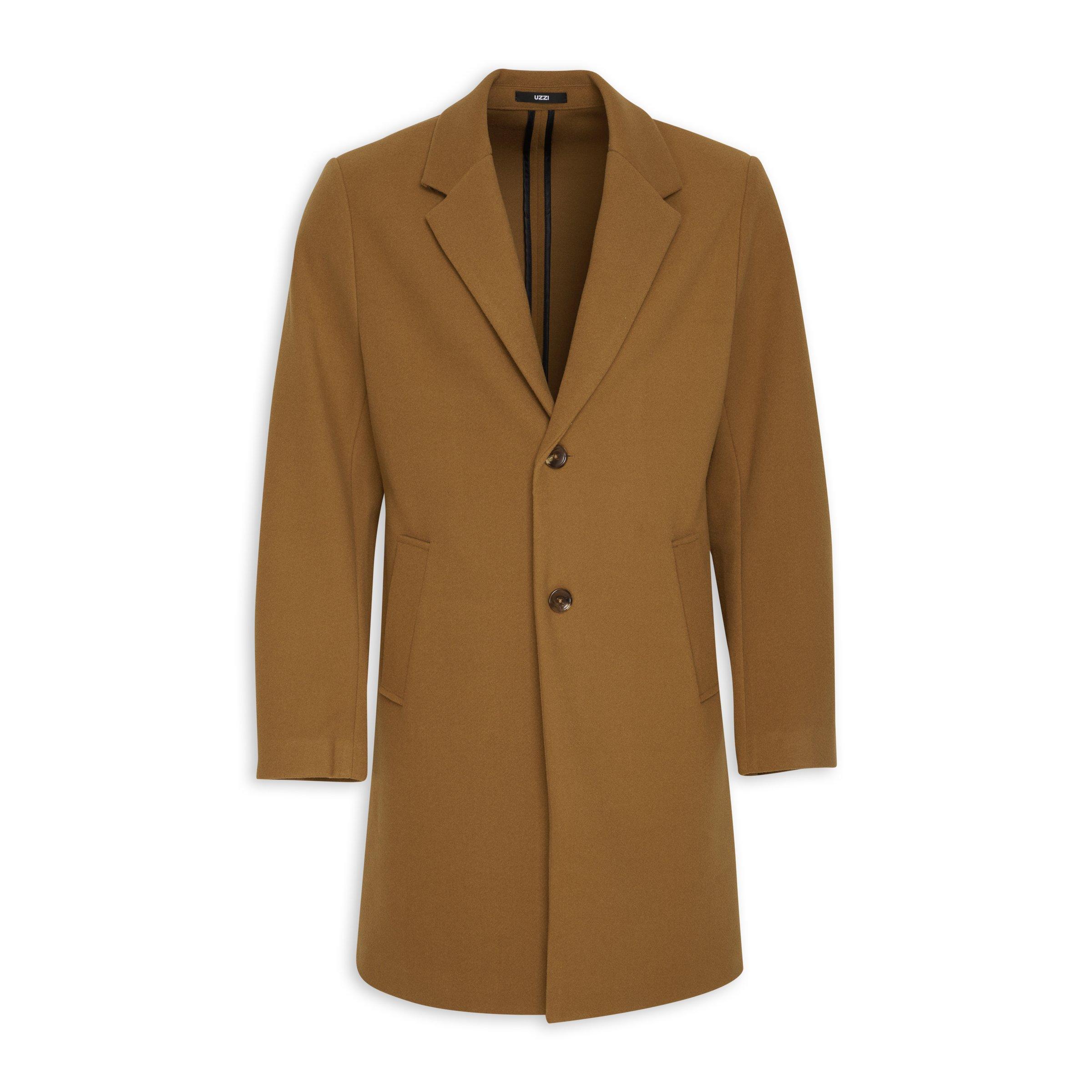 Camel Melton Coat (3088655) UZZI