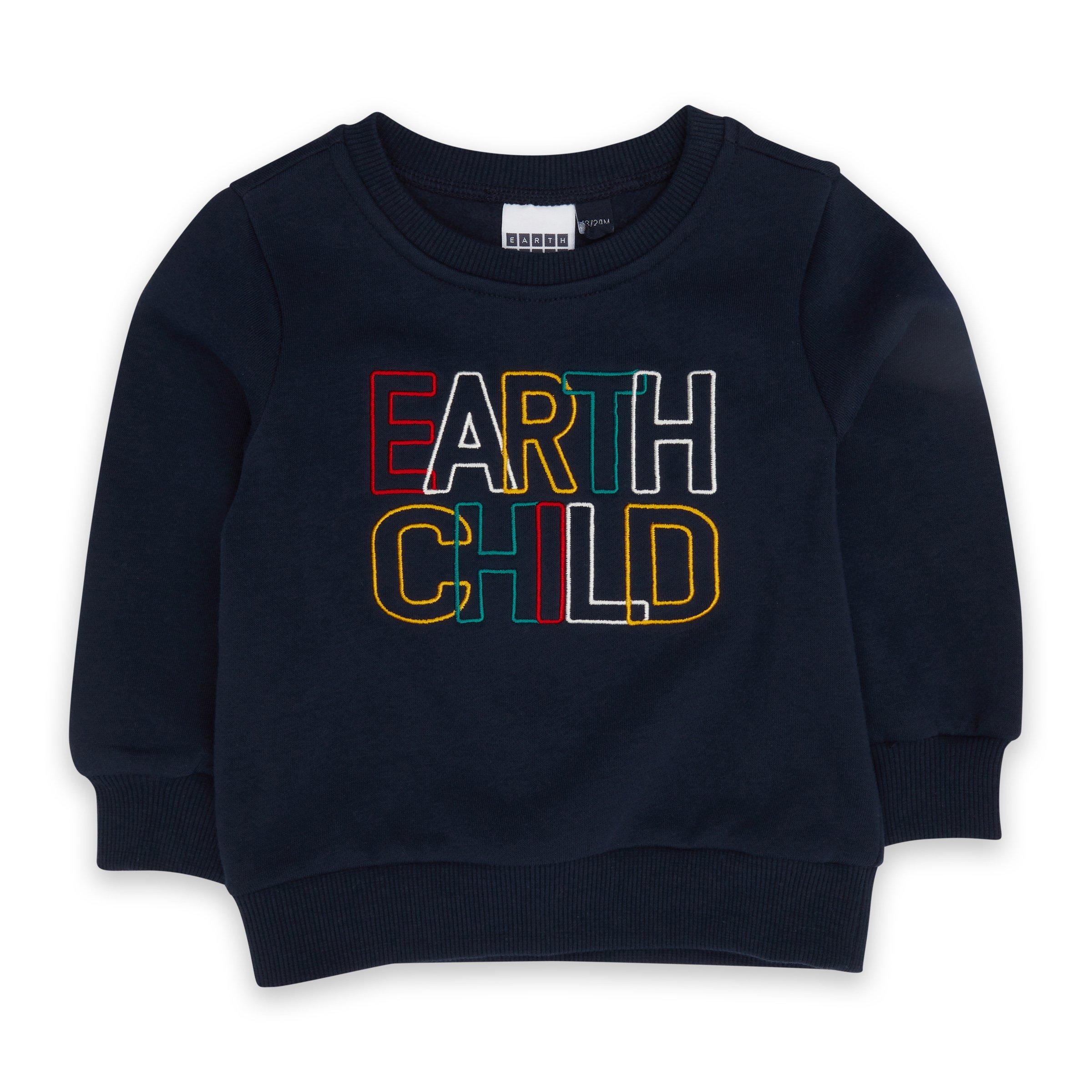 Baby Boy Branded Sweat Top (3089624) Earthchild