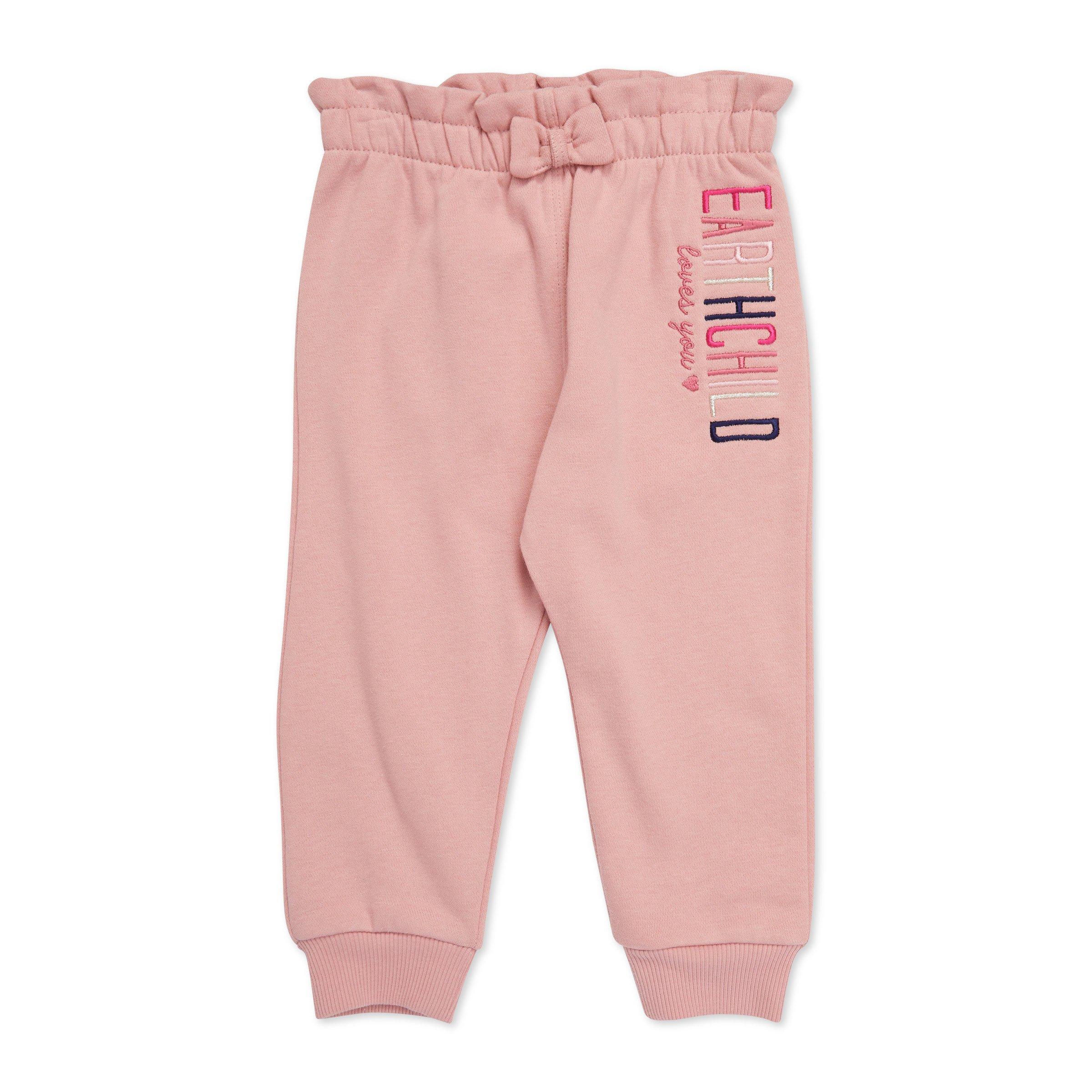 Baby Girl Pink Cuffed Jogger (3090258) Earthchild