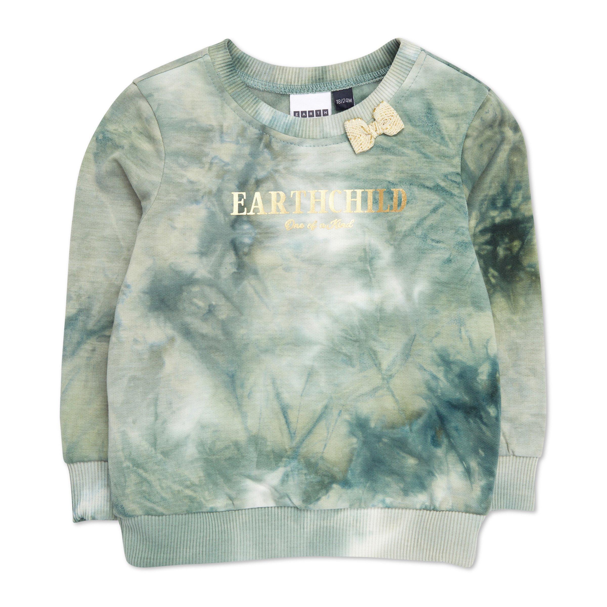 Baby Girl Tie Dye Sweat Top (3090426) Earthchild