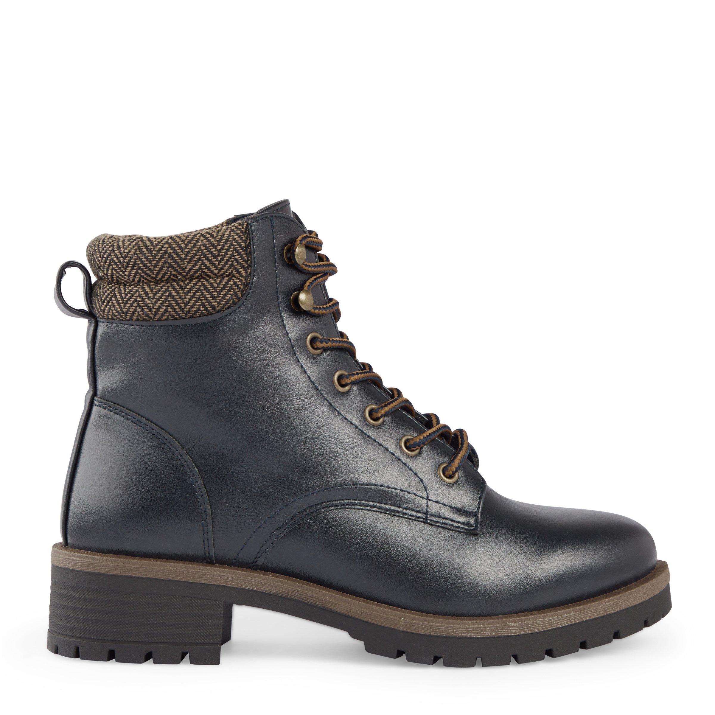 Navy Lace Up Boot 3092315 Truworths