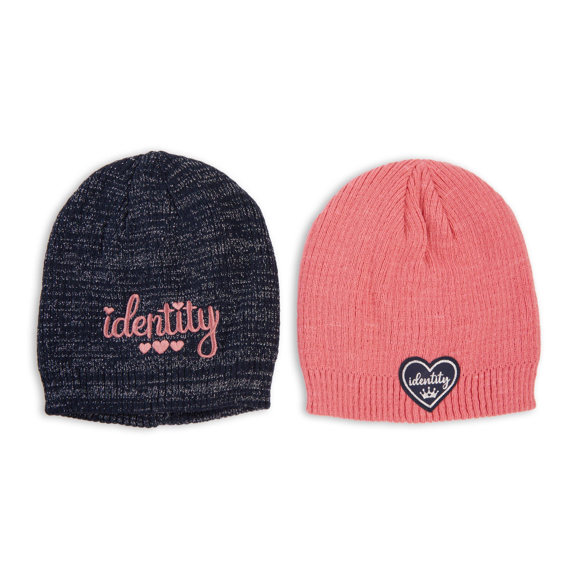 2pack Kid Girl Beanies (3092880) Identity