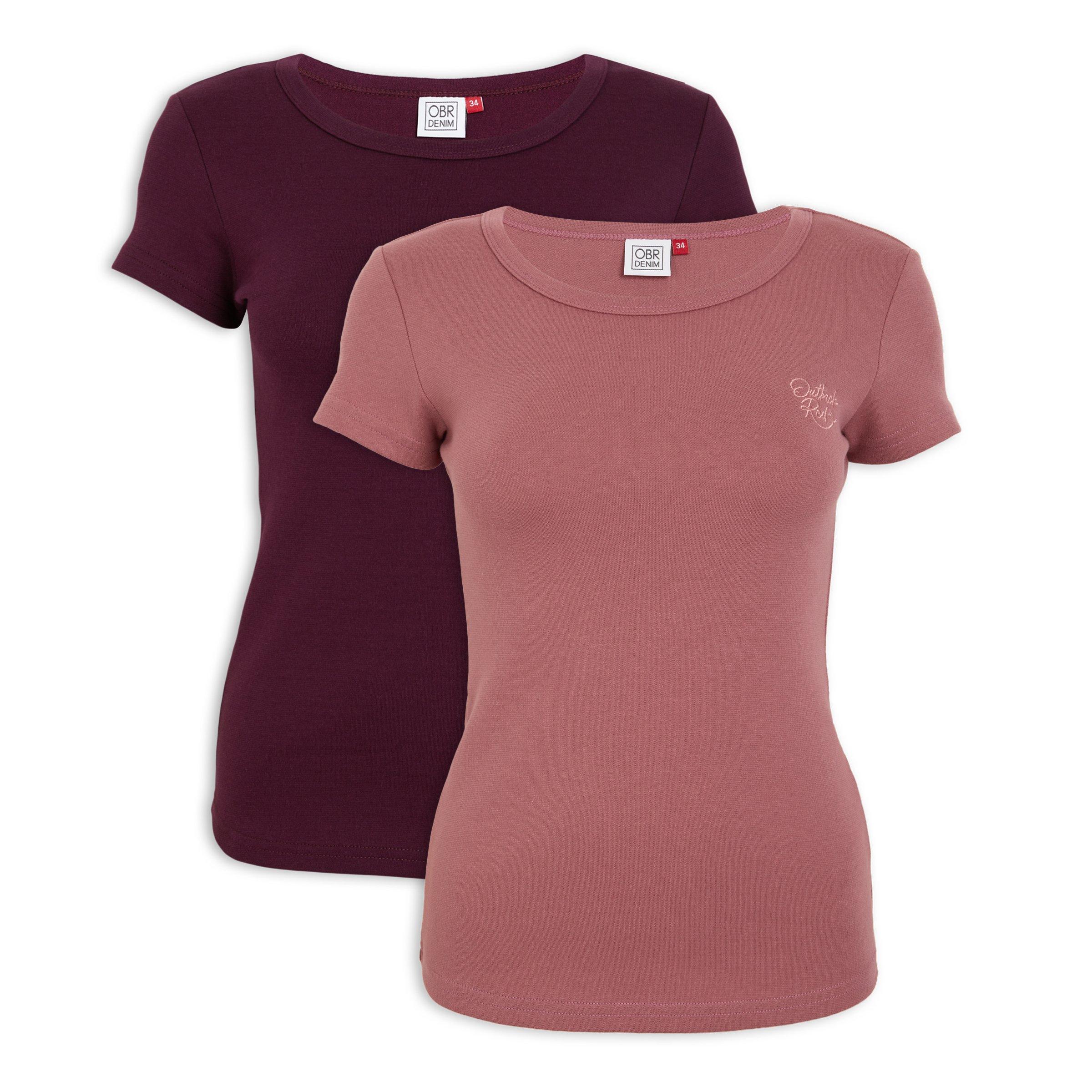 2 pack Fitted T shirts