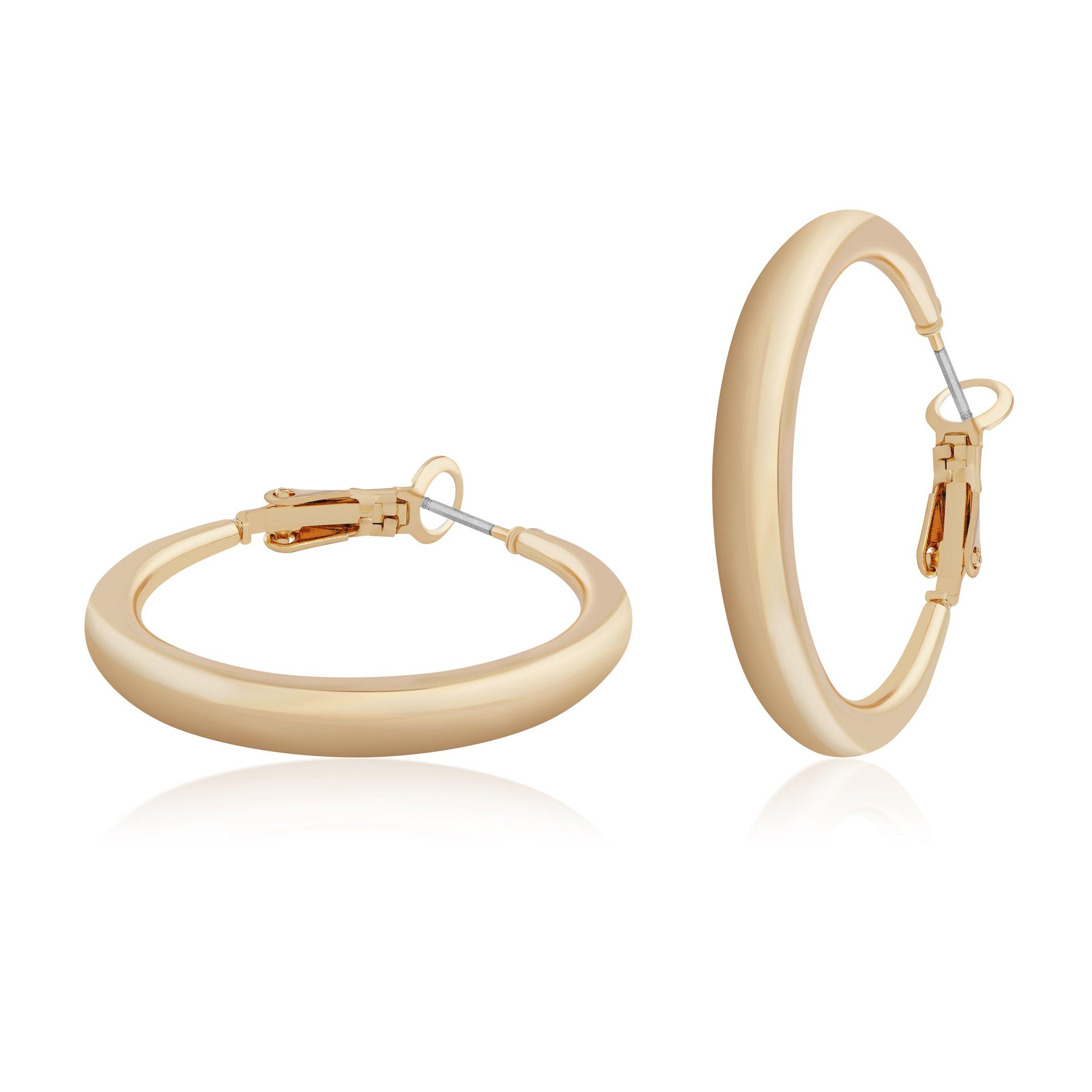 Gold plated small hoops Clearance