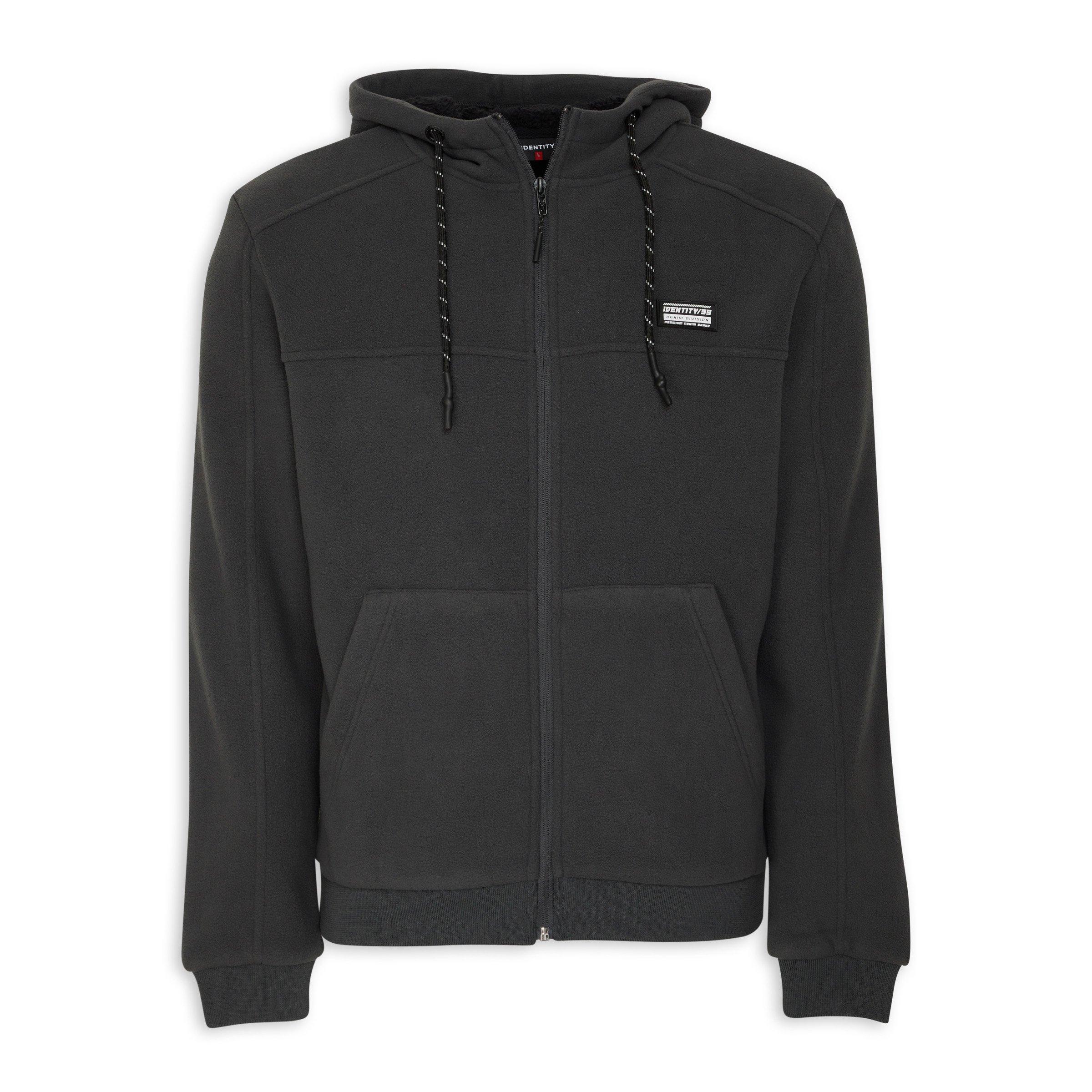 Charcoal zip hoodie Clearance