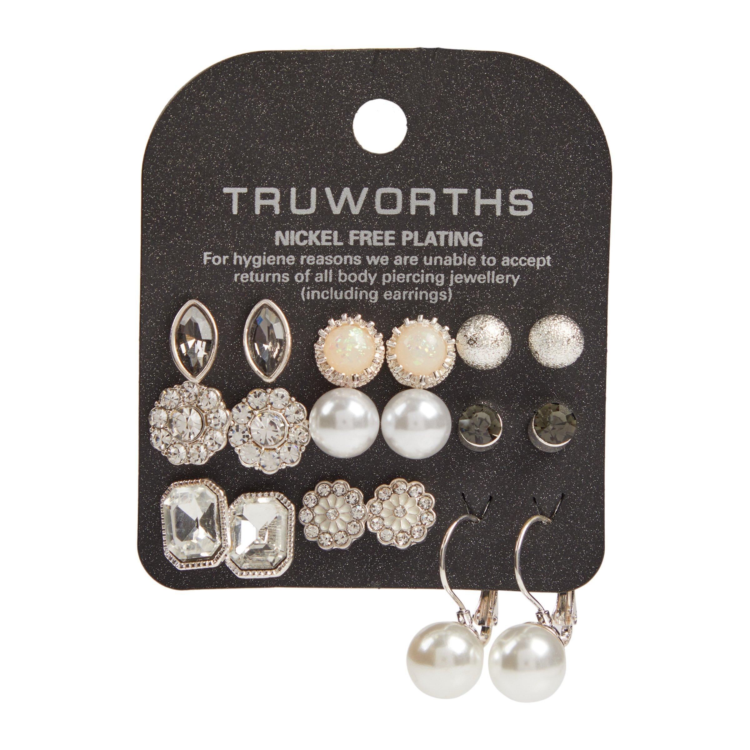 9pack Earrings (3095630) Truworths