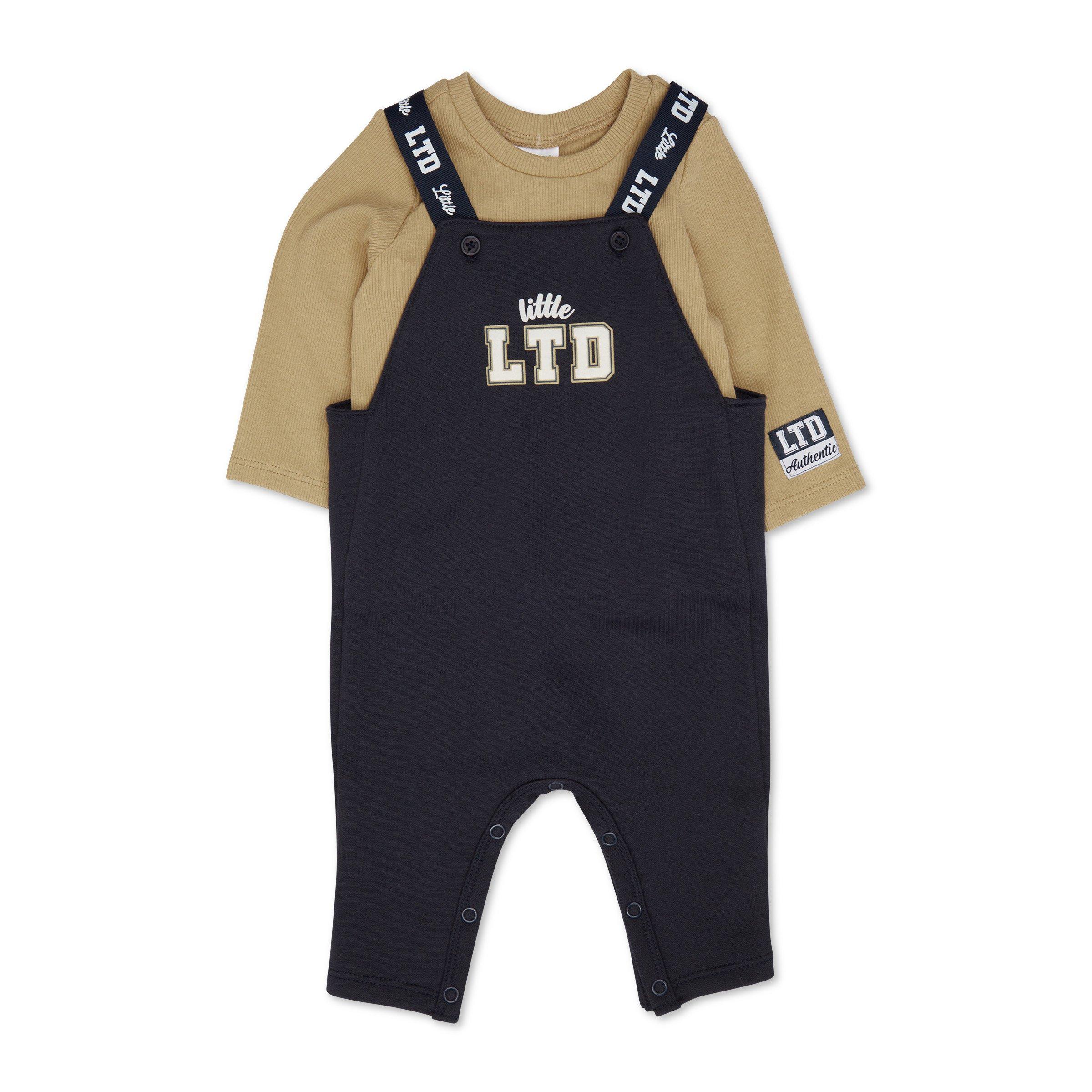 Newborn Boy Navy Dungaree Set (3098754) LTD Kids