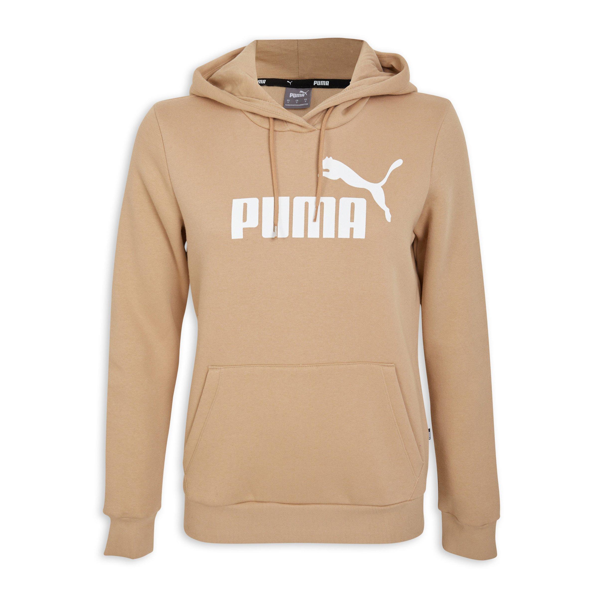 Beige puma sale hoodie