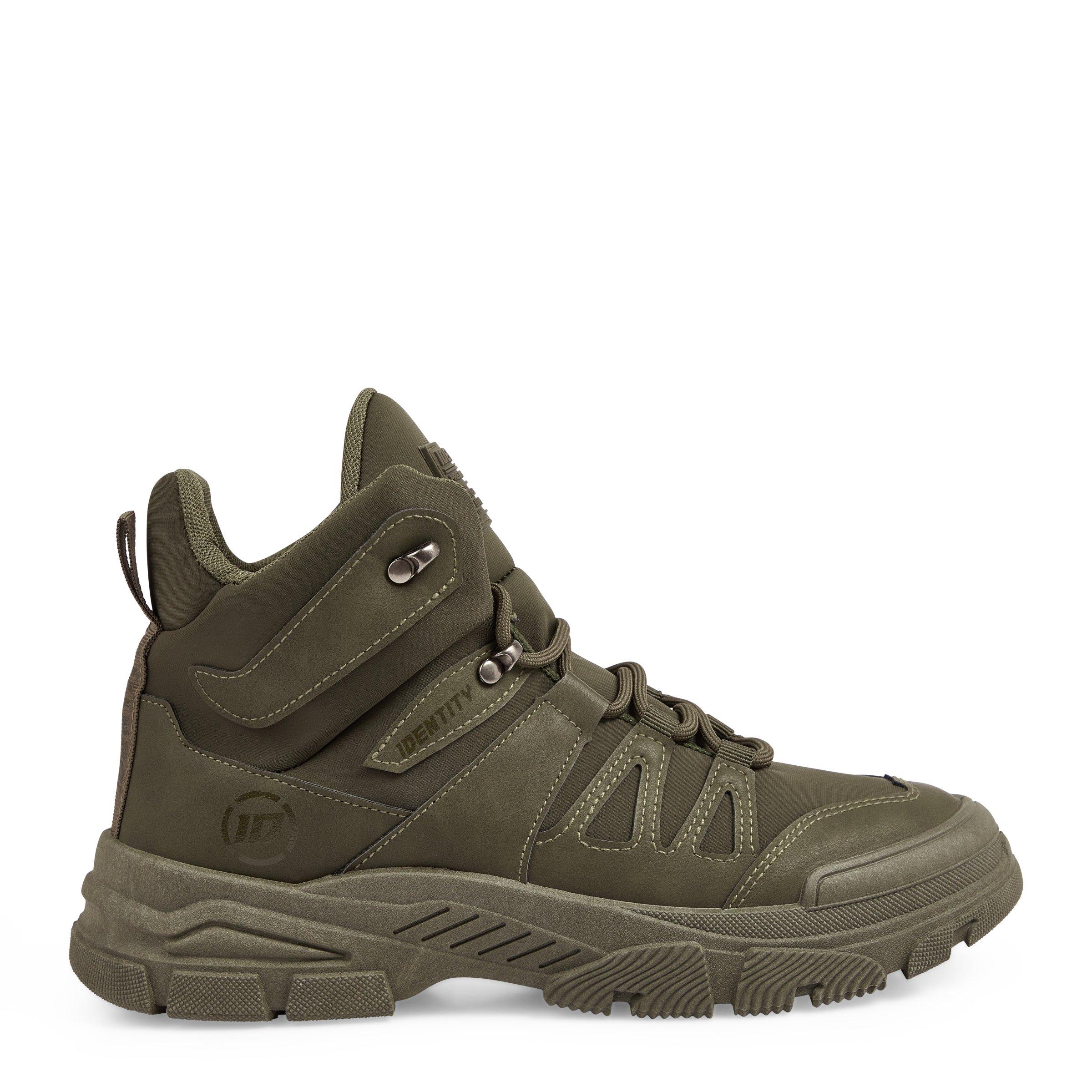harapeko Green Hiking Sneakers (3099345) | Identity