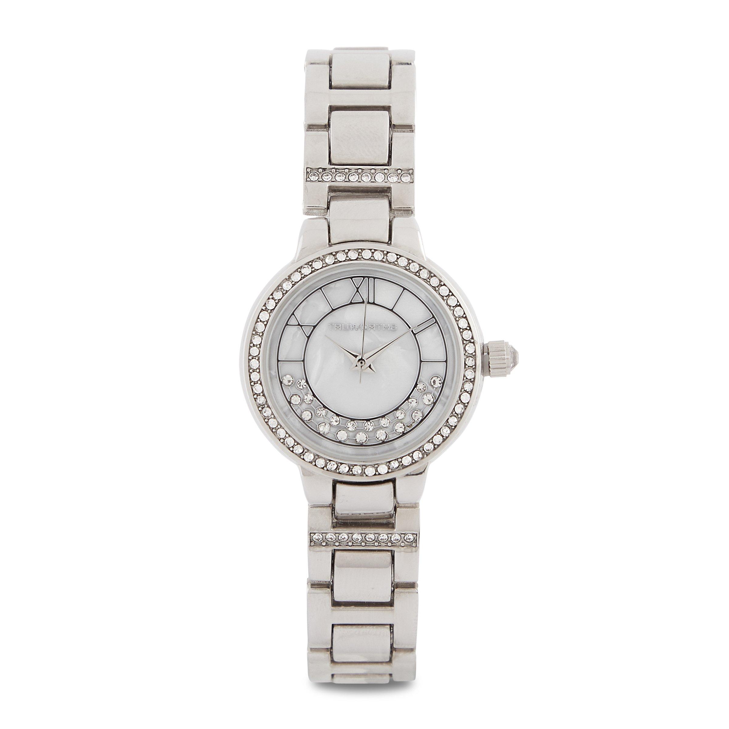 Pearl Dial Silver Metal Watch (3099906) Truworths