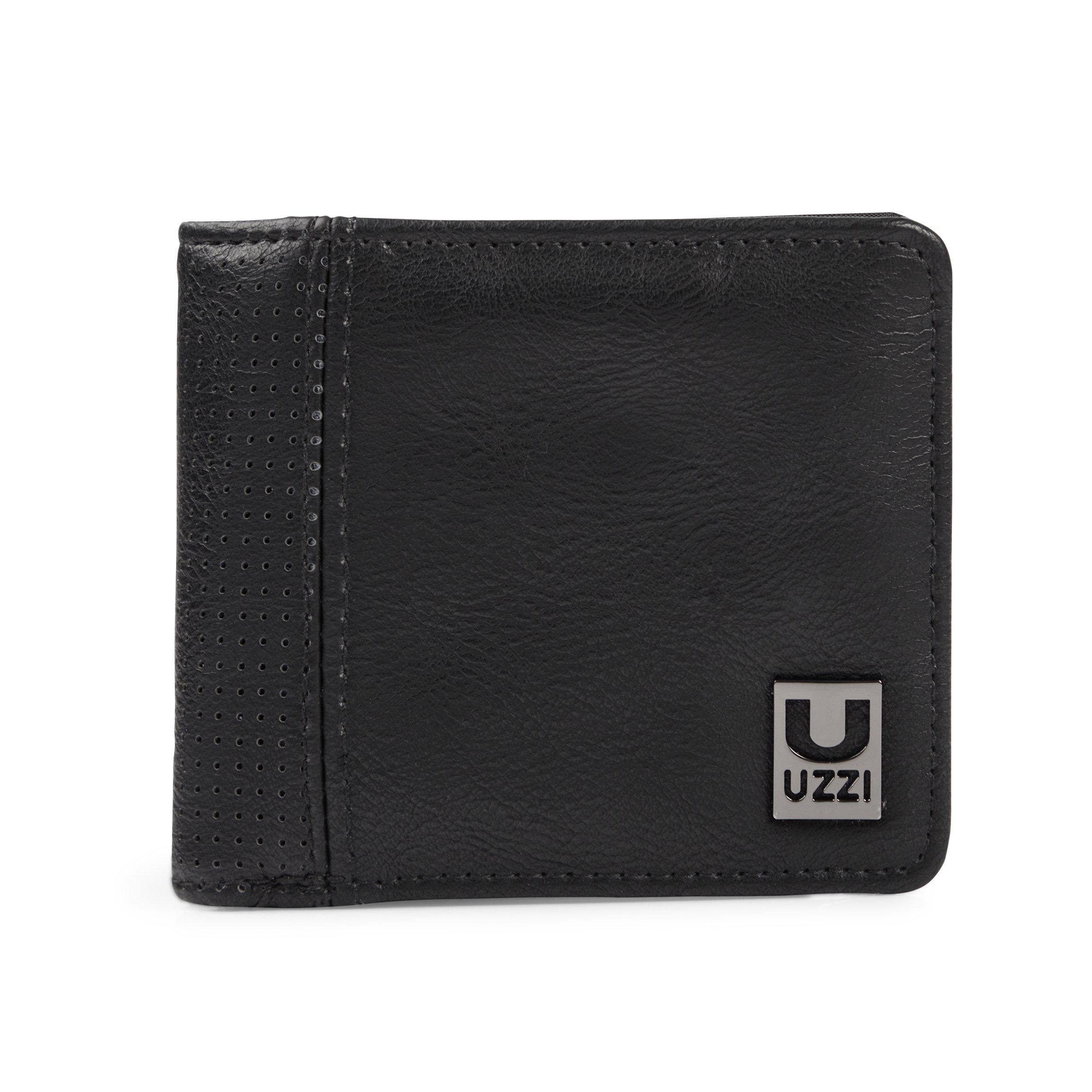 Black Fold Over Wallet (3099996) | UZZI