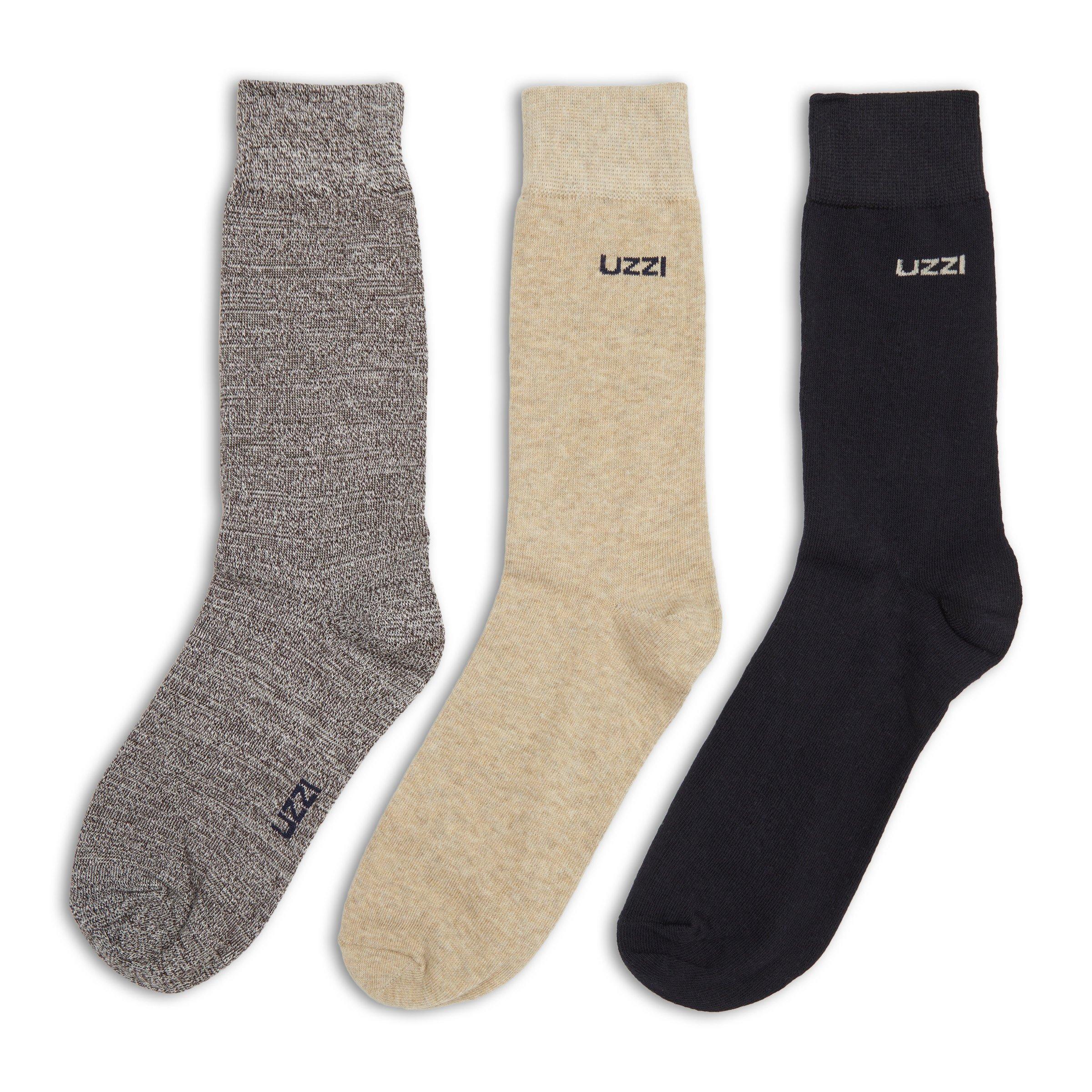 3pack Anklet Socks (3100612) UZZI