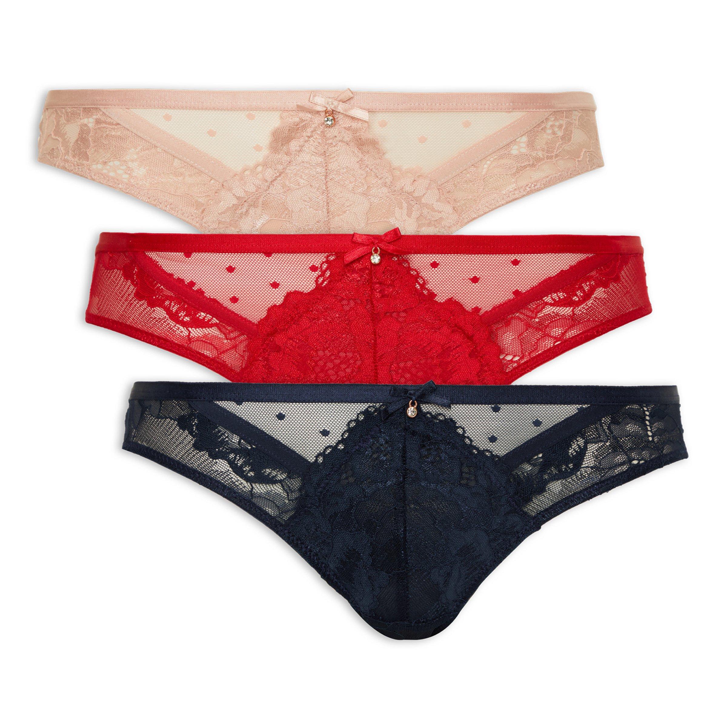 3-pack Lace Panties (3100800)