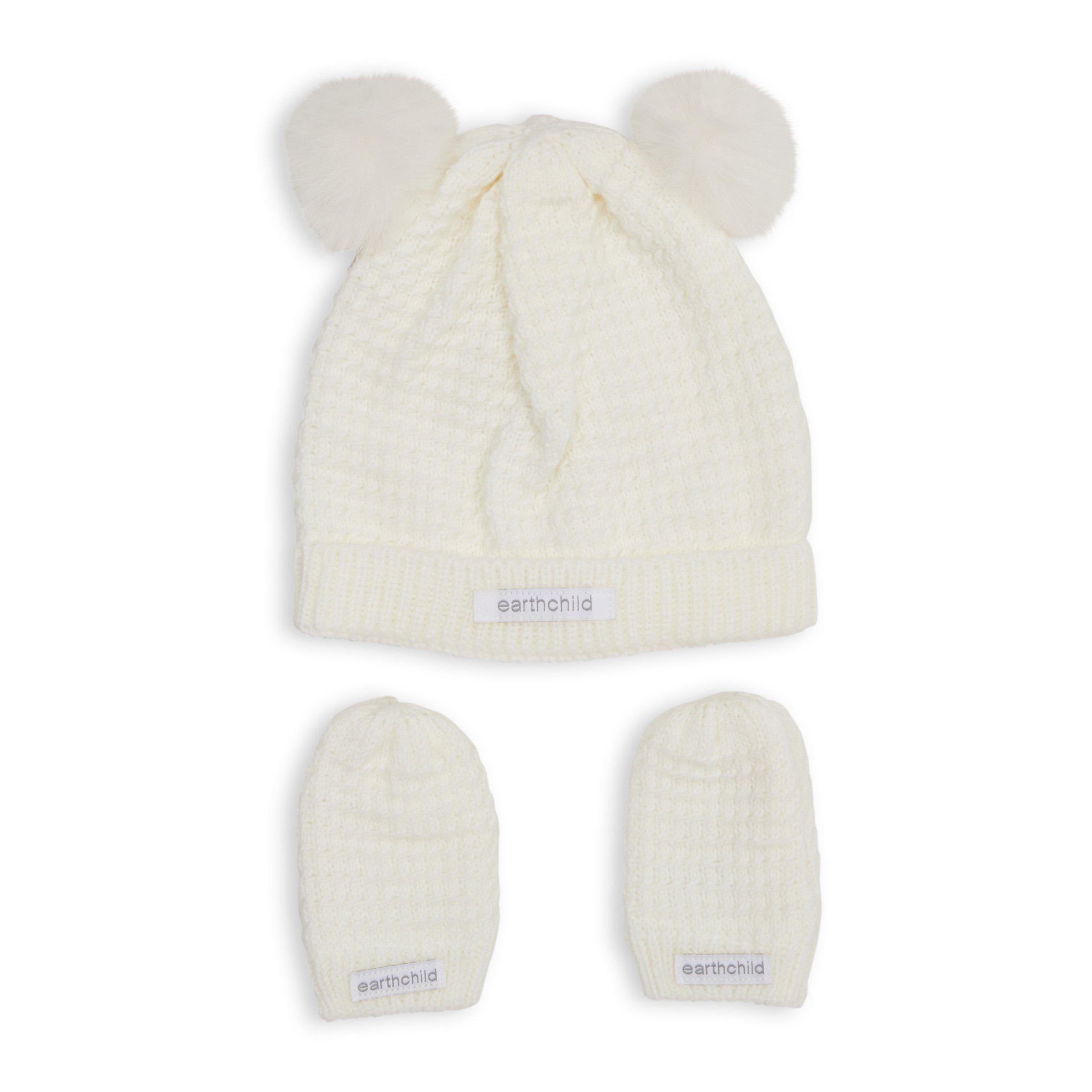 Newborn Baby Beanie & Mittens Set (3102311) Earthchild