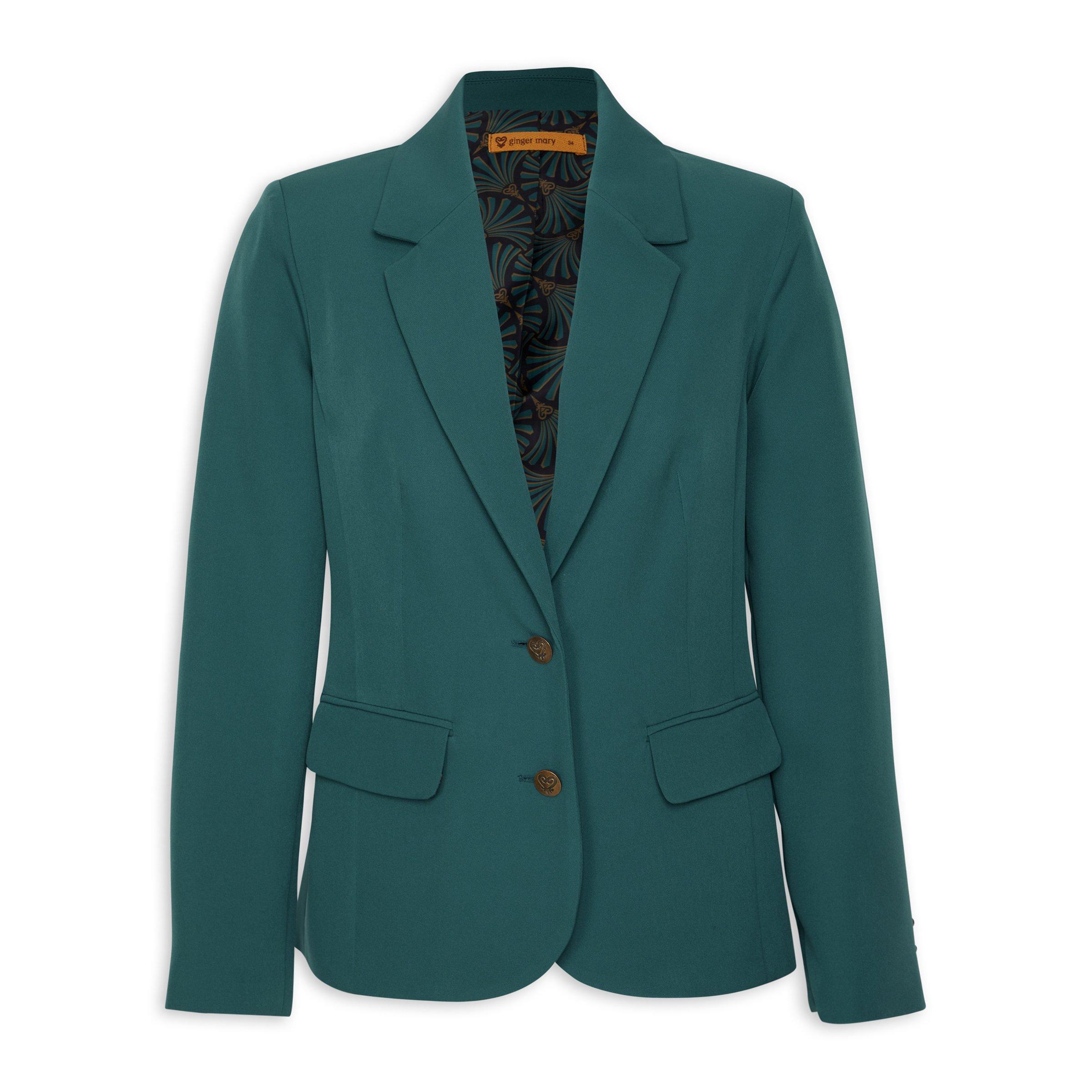 Teal colour sale blazer