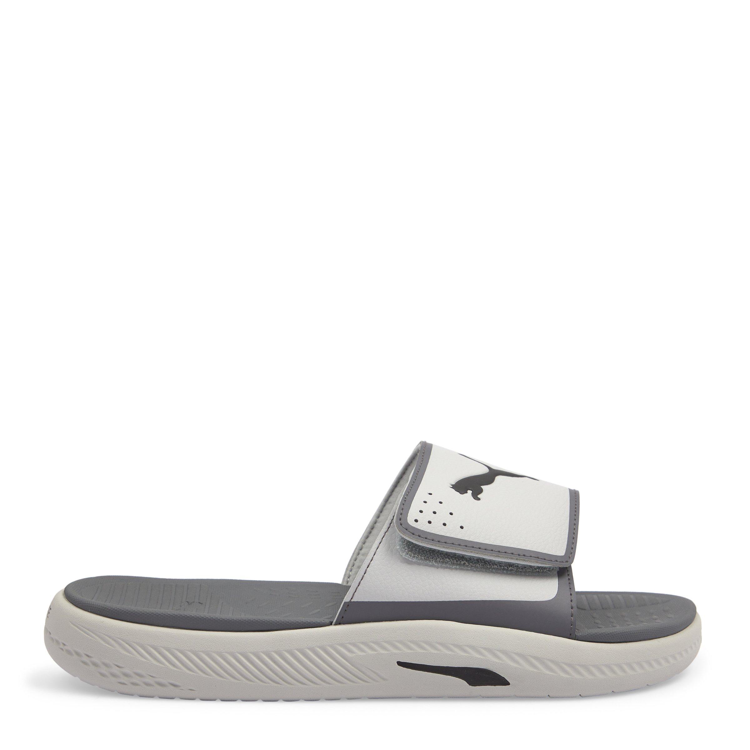 Puma slides best sale grey size 6