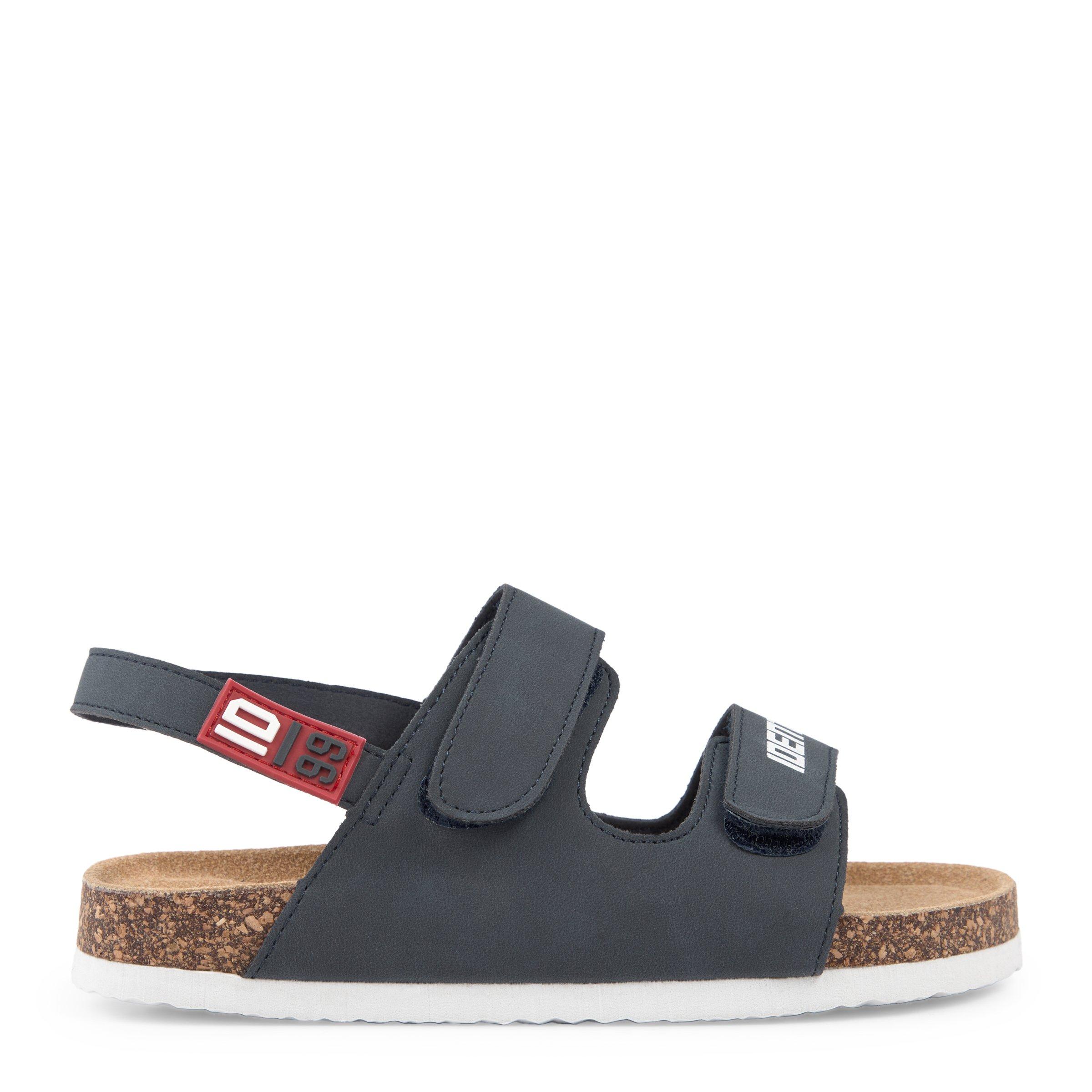 Boys Navy Cork Sole Sandals (3105014) Identity