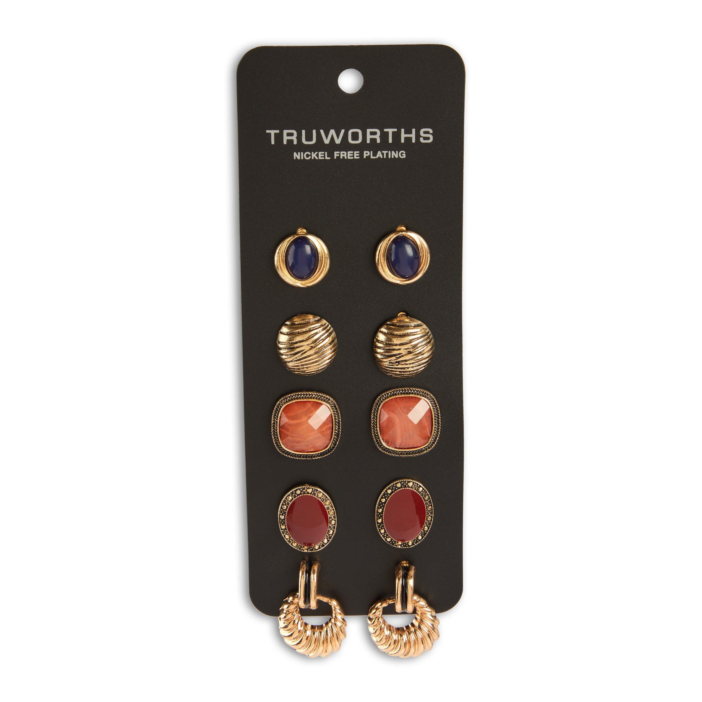 5pack Earrings (3106050) Truworths