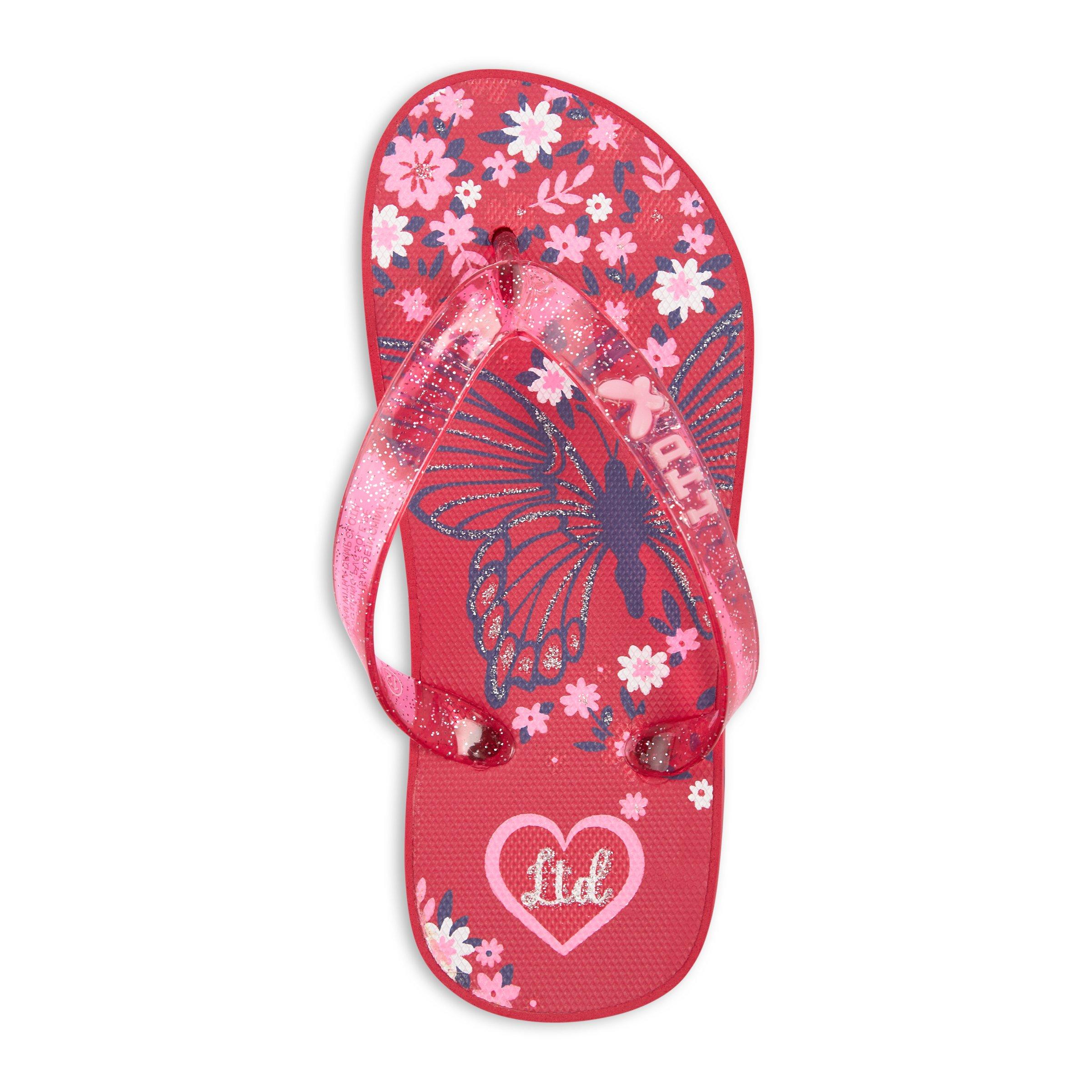 Kid Girl Pink Flip Flops (3106086) | LTD Kids