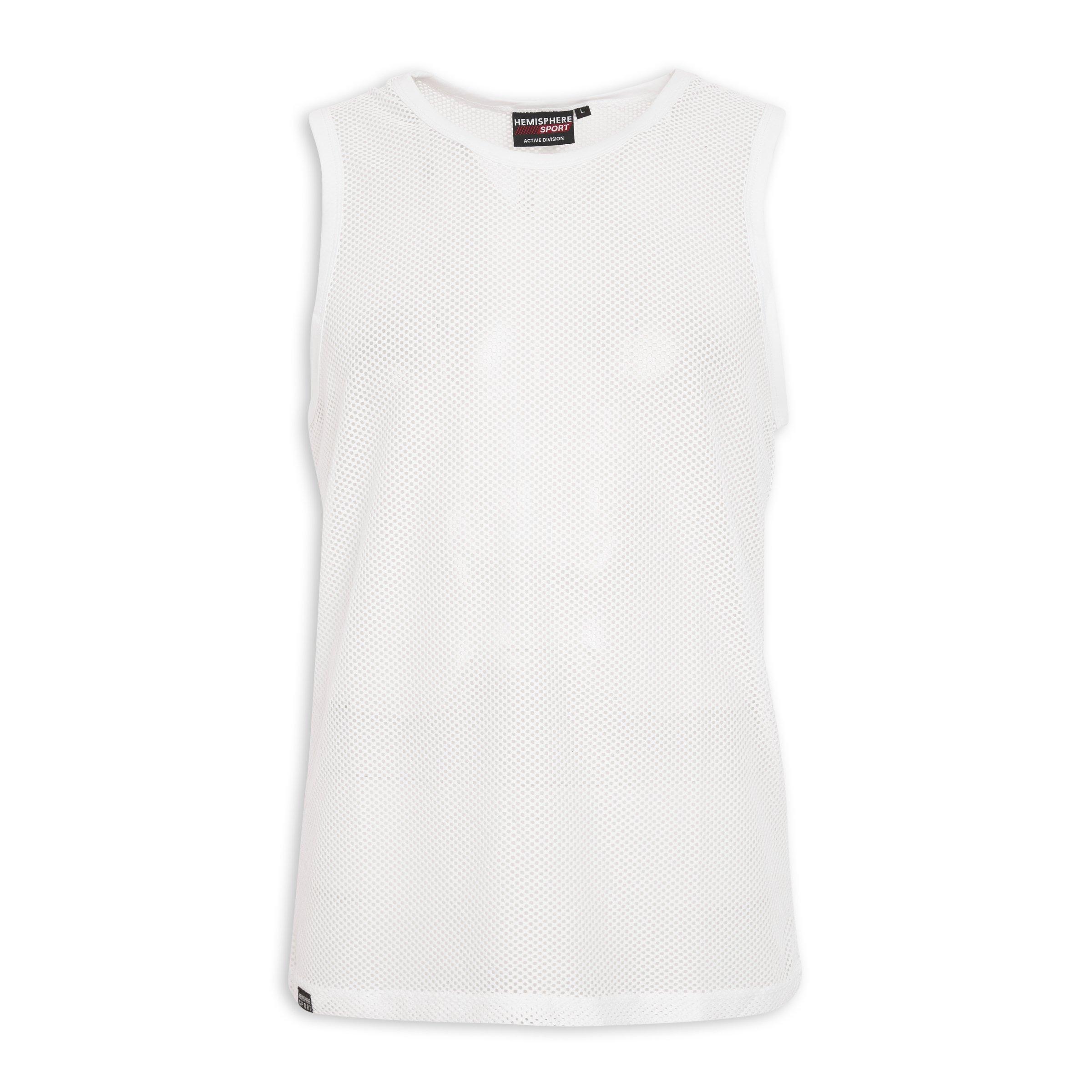 White on sale under vest