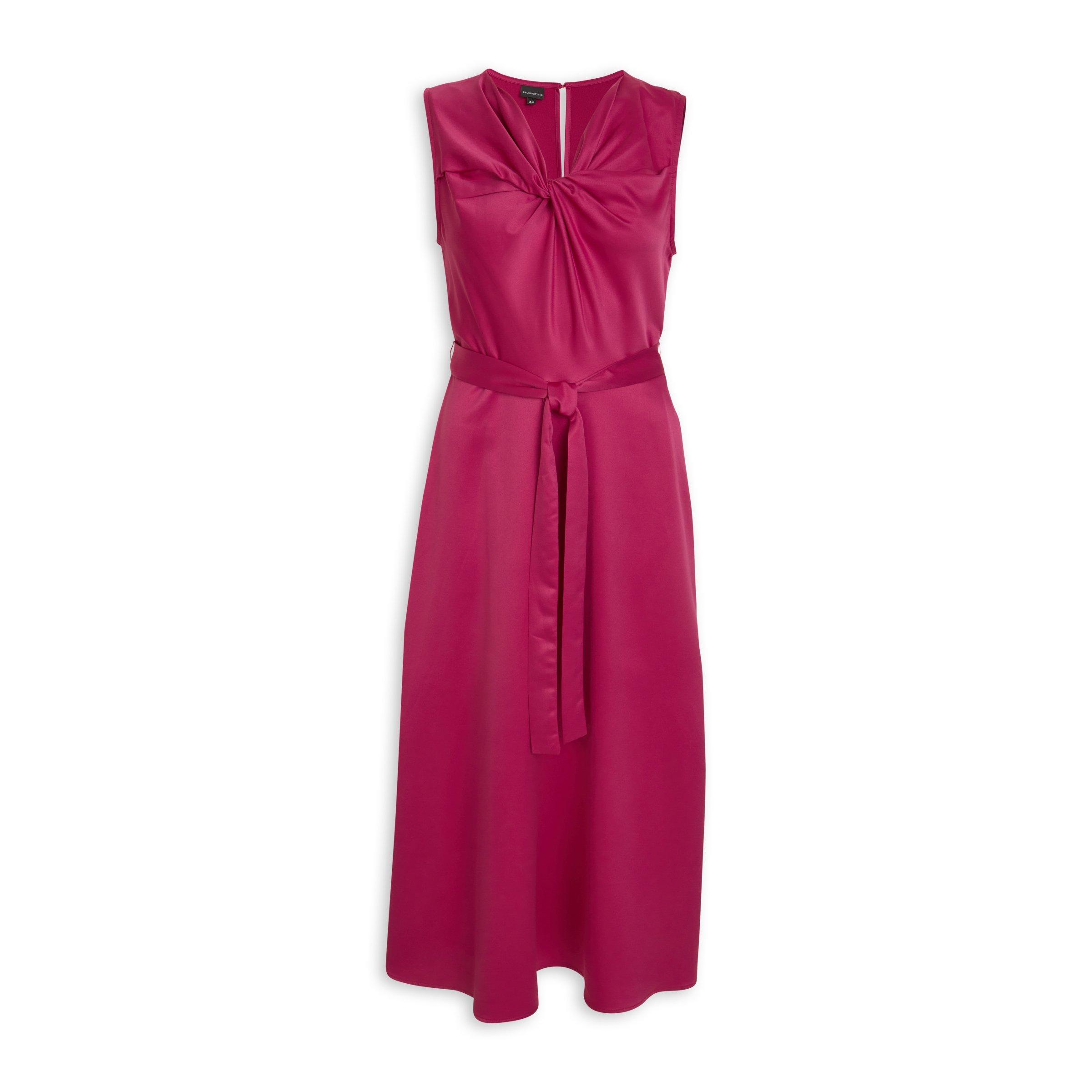 Quinacridone Magenta Color A line Dresses main image 0