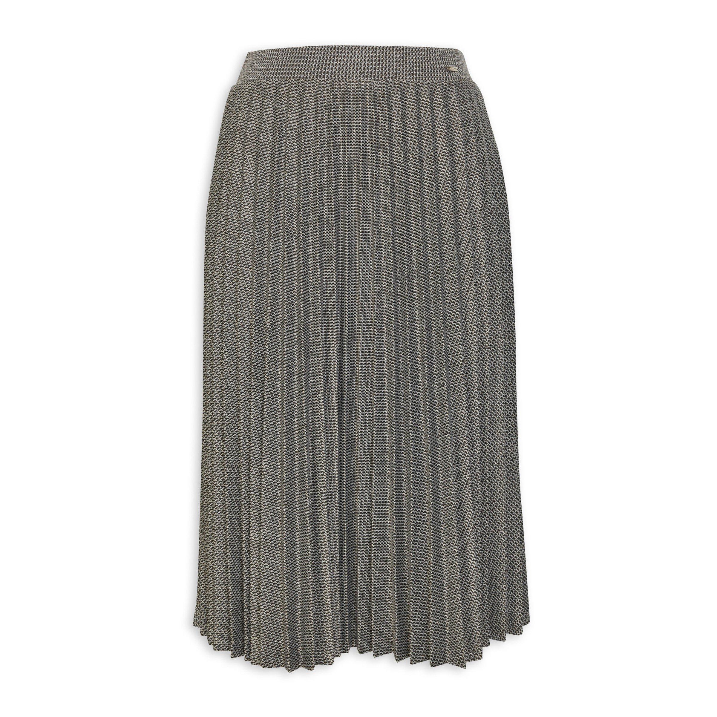 Jacquard Print Pleated Skirt Finnigans