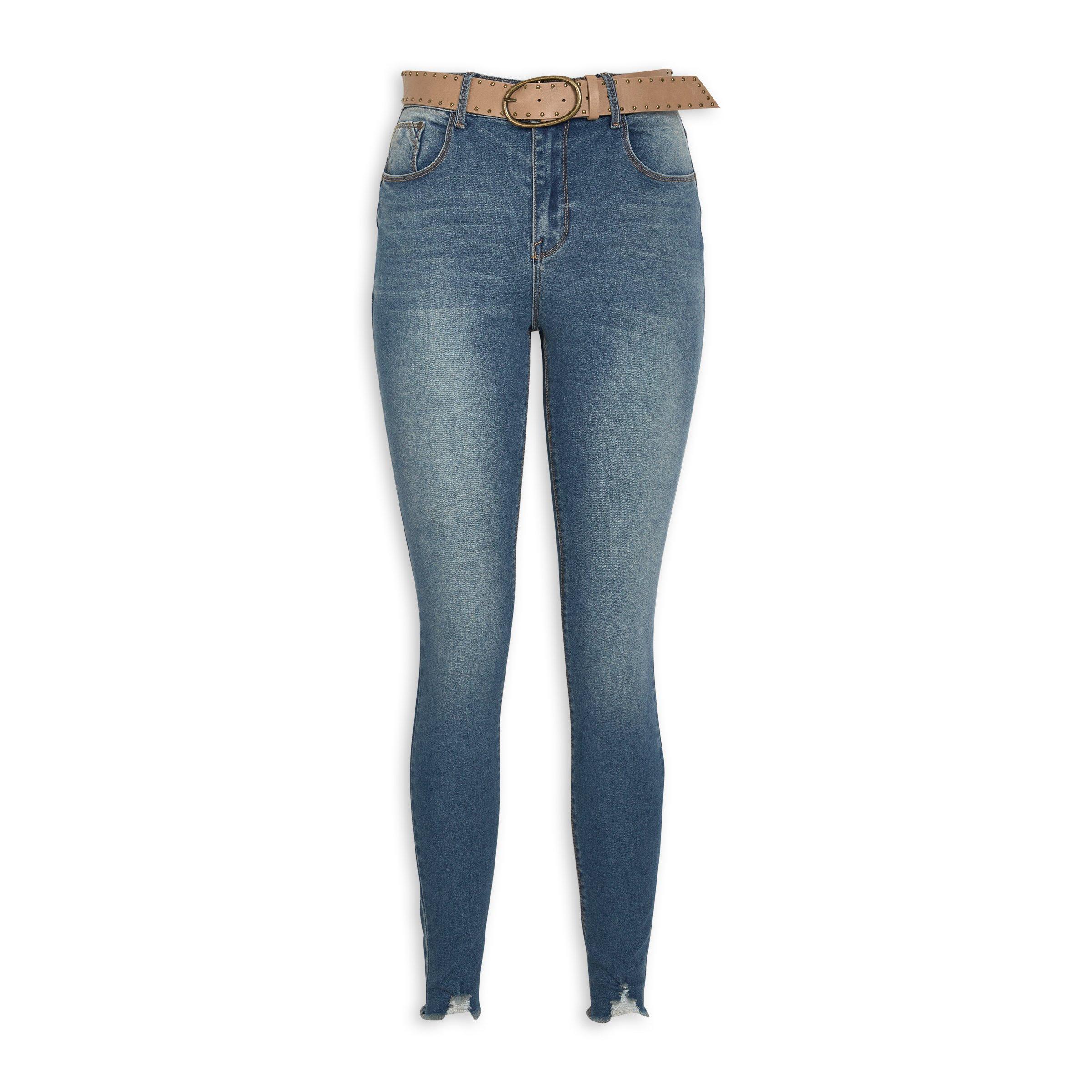 Indigo Belted Skinny Jeans (3107879) | Inwear