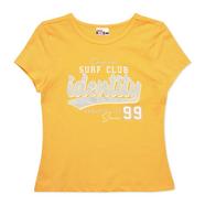 Girls Yellow T shirt 3108078 Identity