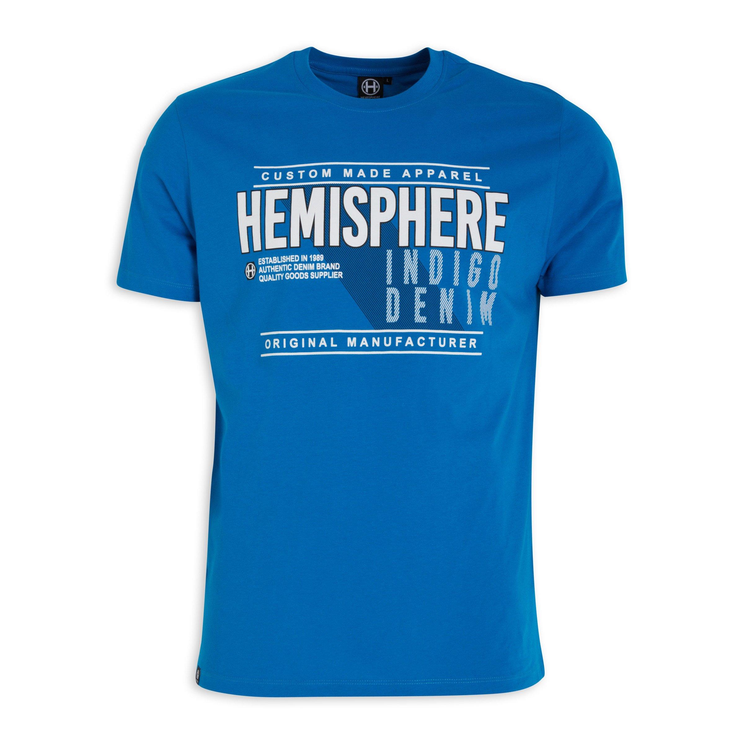 Turquoise Branded T Shirt Hemisphere