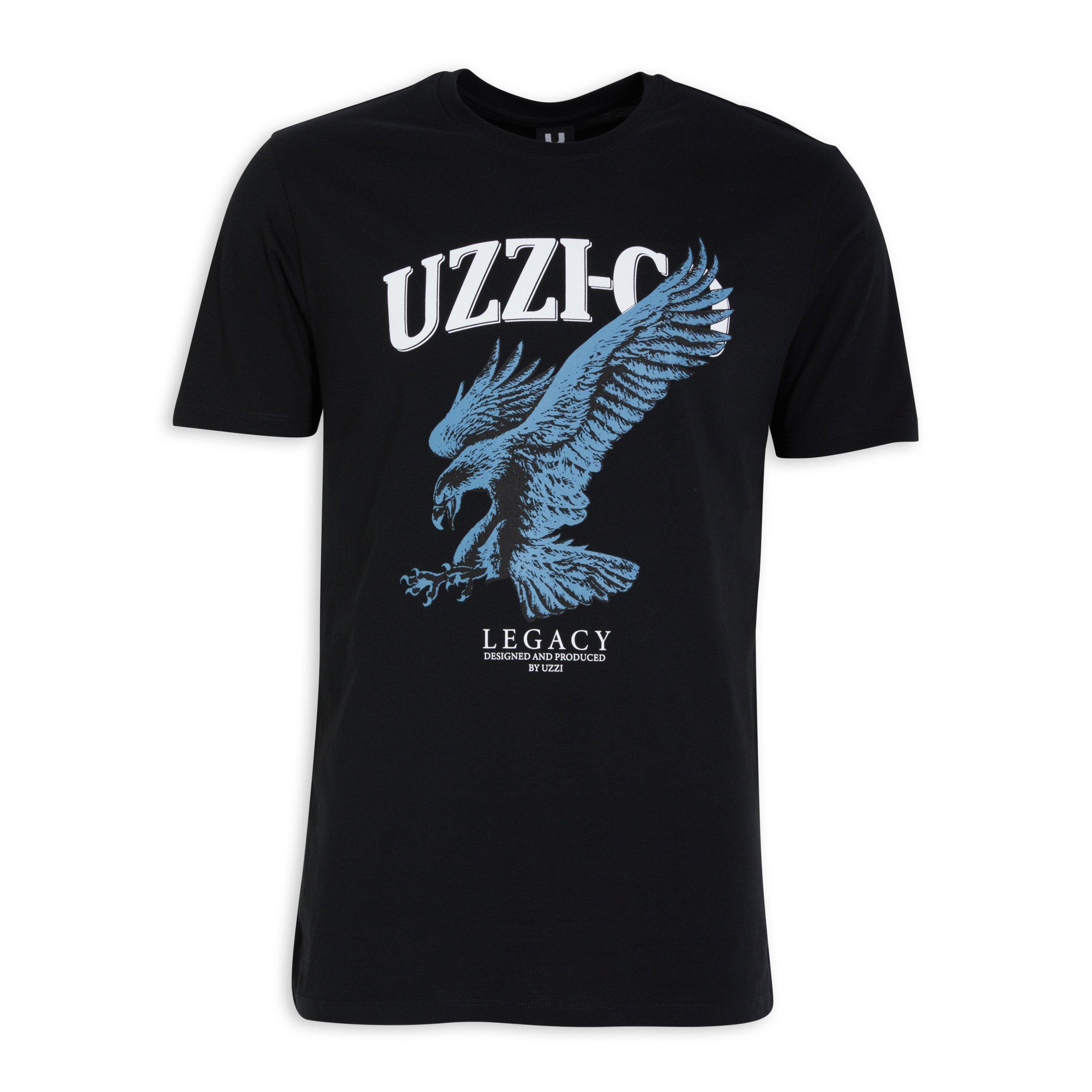 Black Graphic T shirt 3108609 UZZI