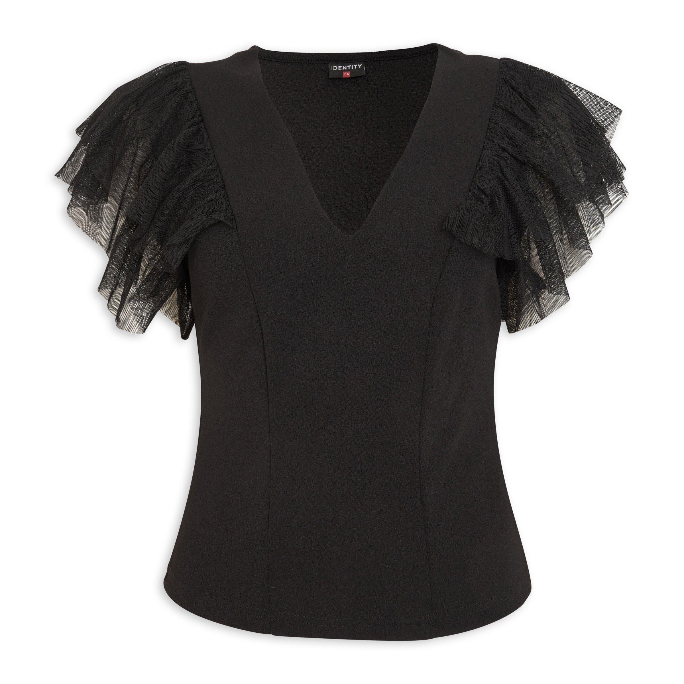 Ladies black deals tops