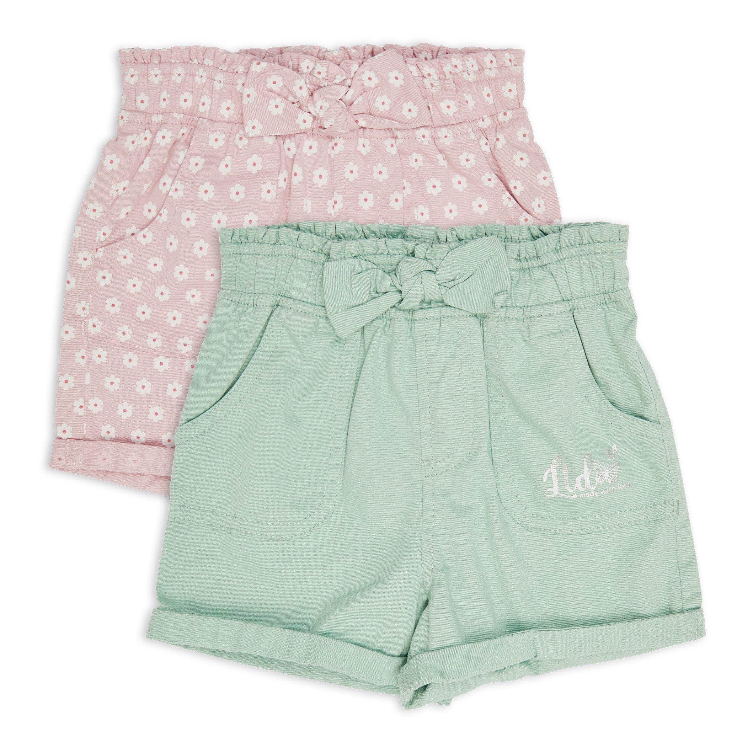 2 pack Baby Girl Shorts