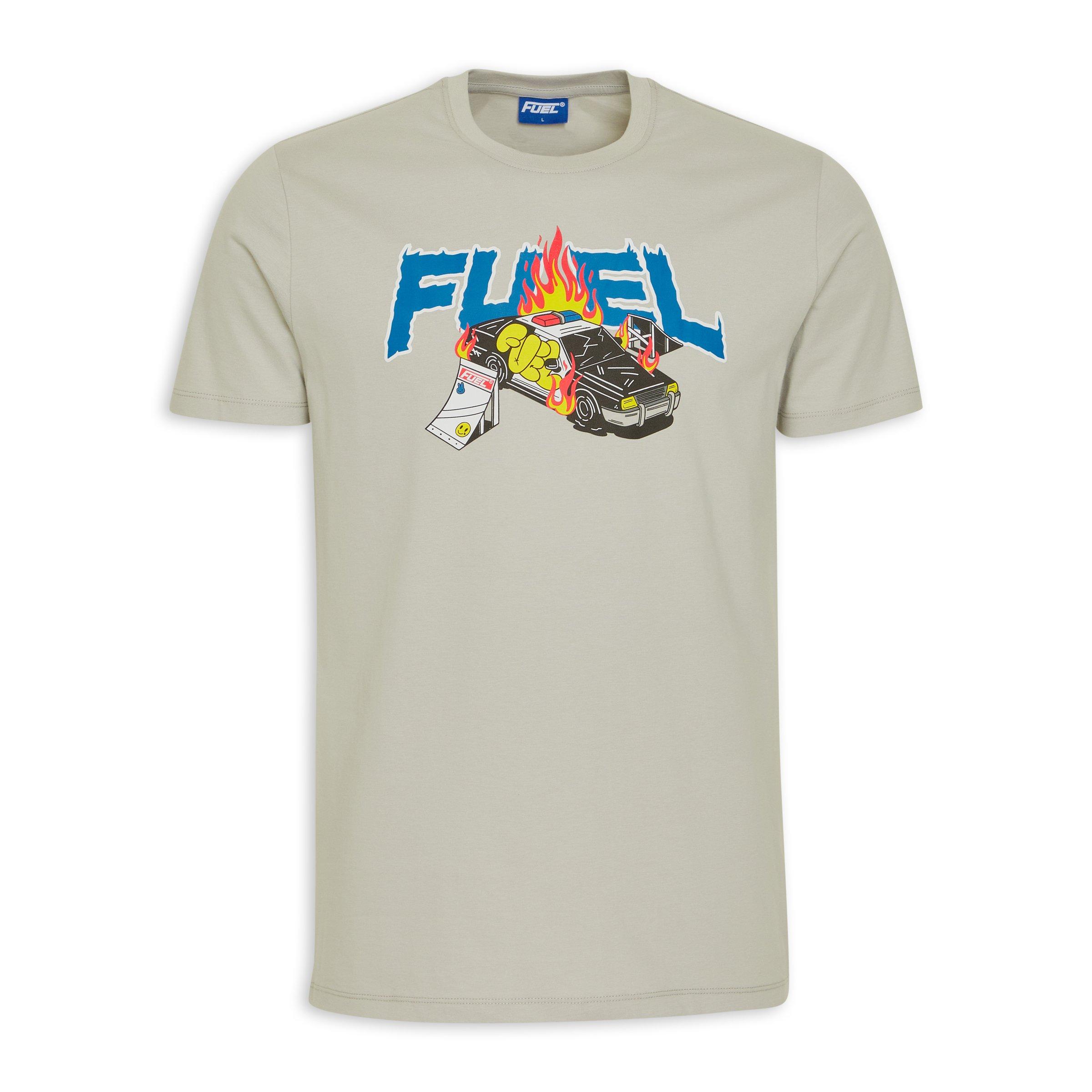 Grey Branded T-shirt (3108946) | Fuel