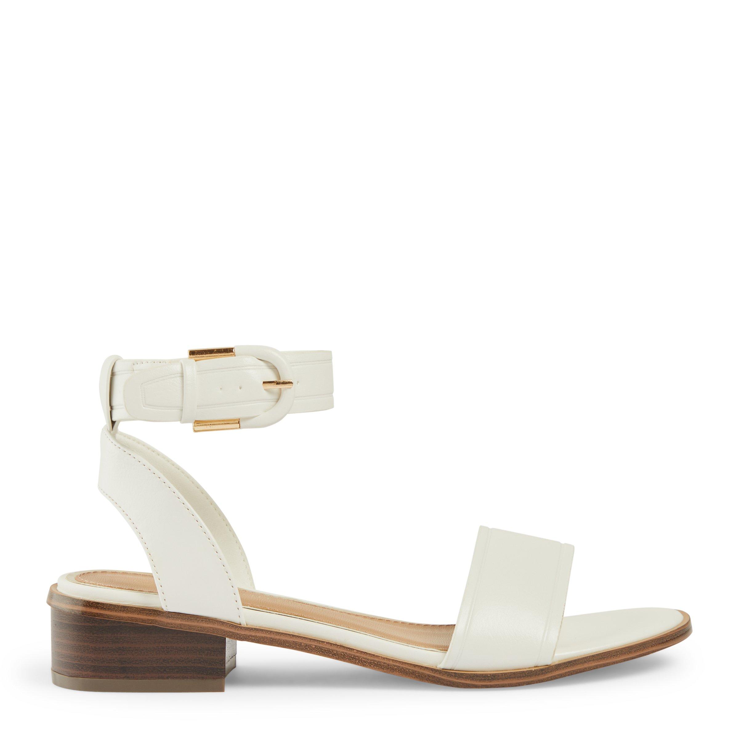 White ankle sandals shops