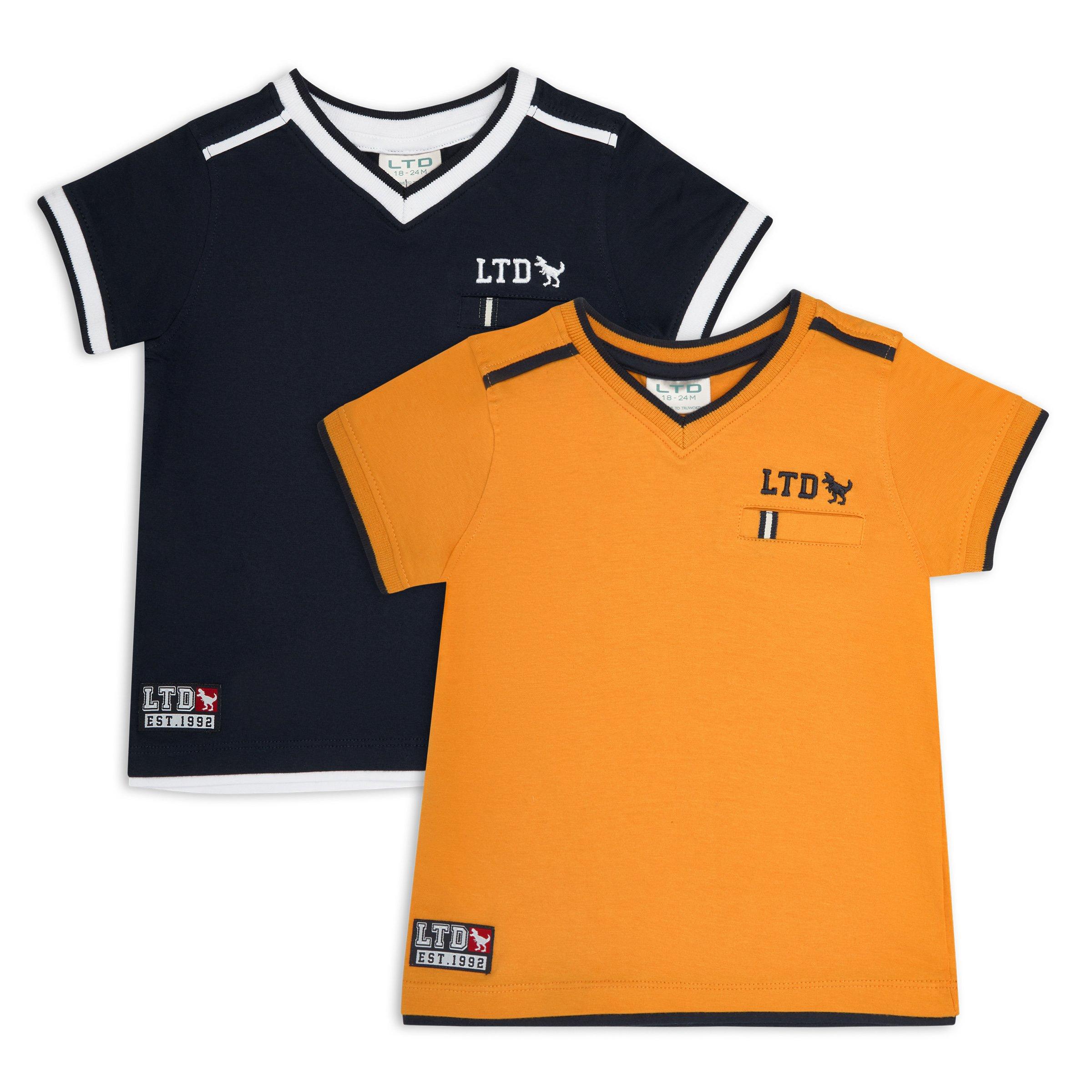 2pack Baby Boy Vneck Tshirts (3110412) LTD Kids