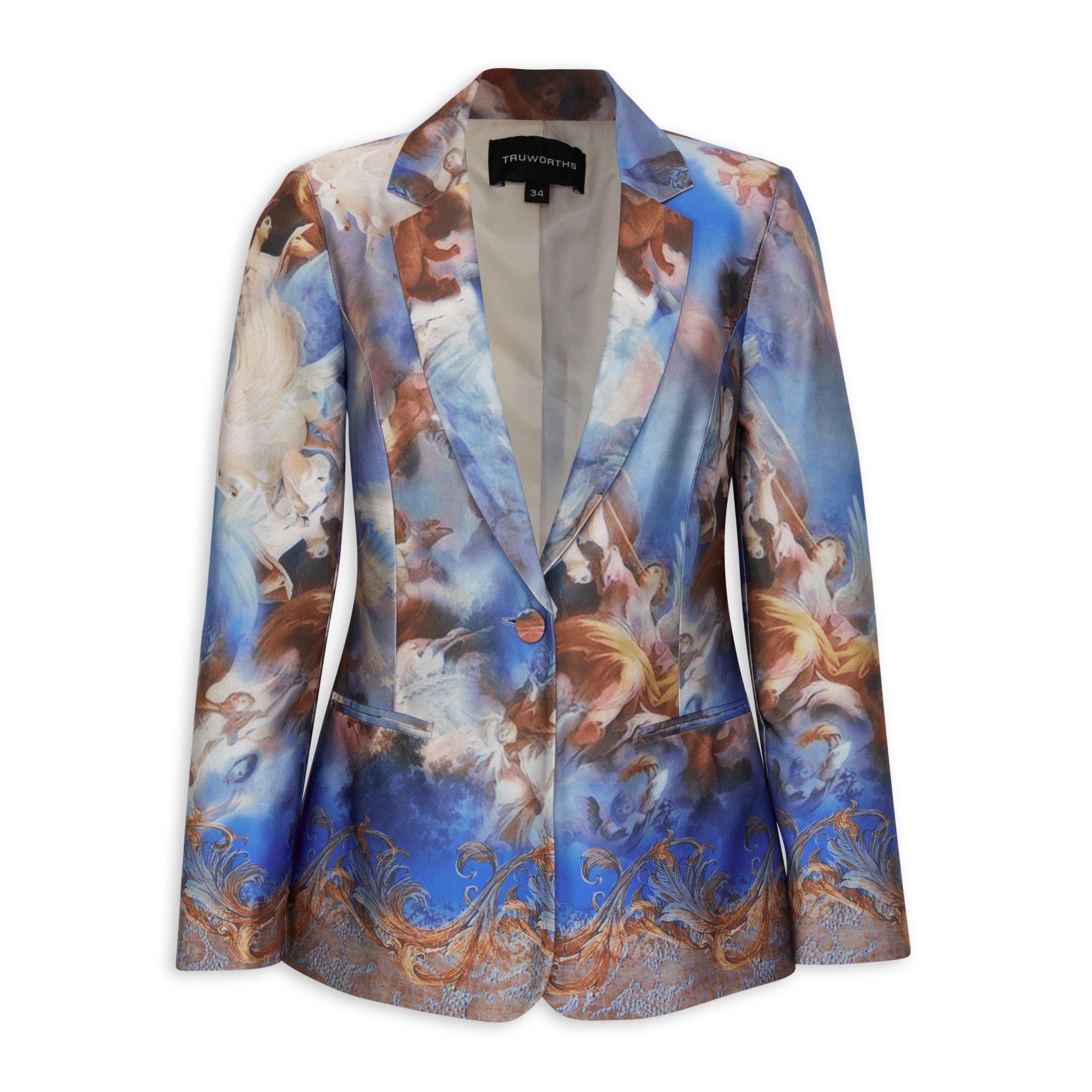 Printed Blazer