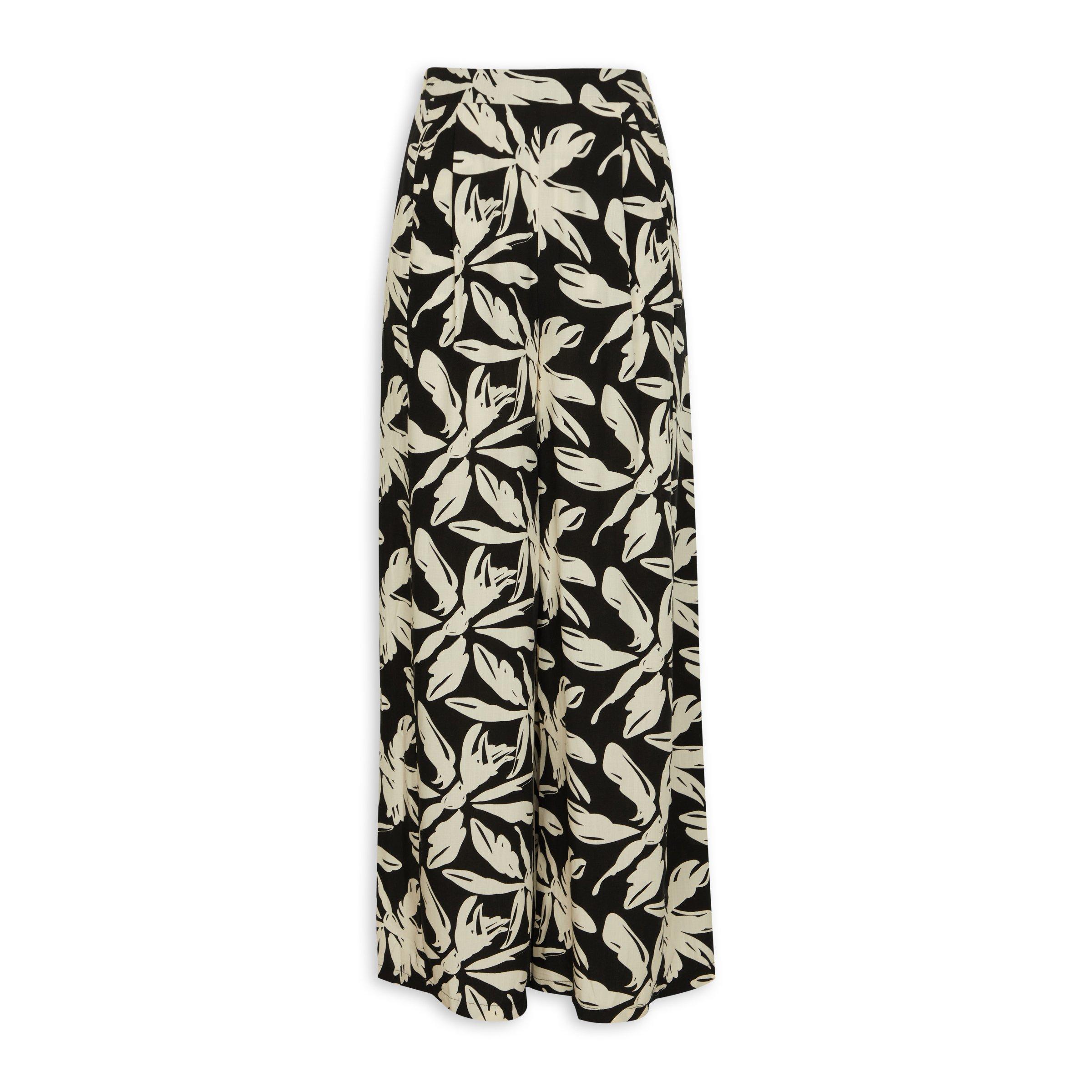 Floral Print Wide Leg Pants 3111281 Identity 0623