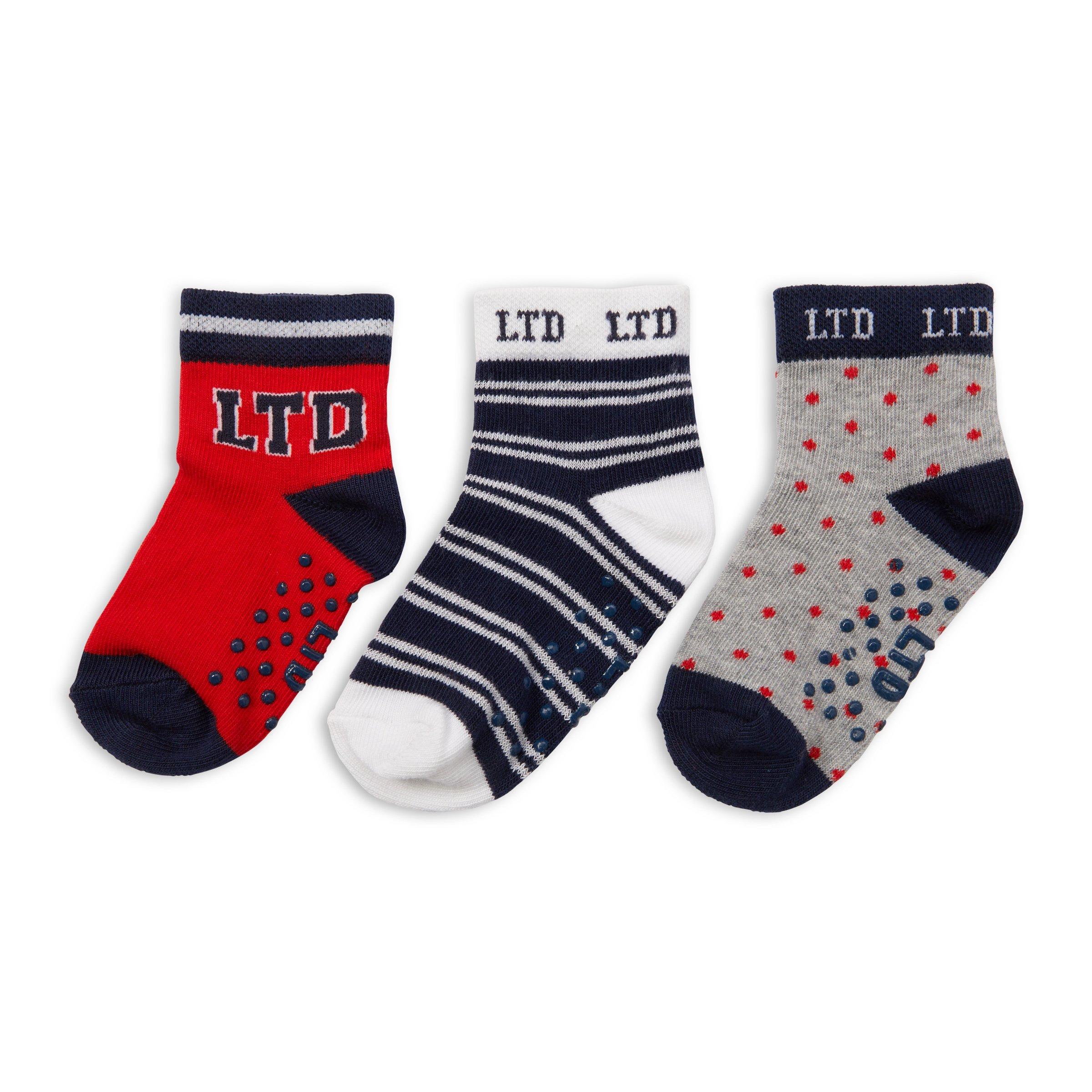 3pack Newborn Boy Socks (3112017) LTD Kids