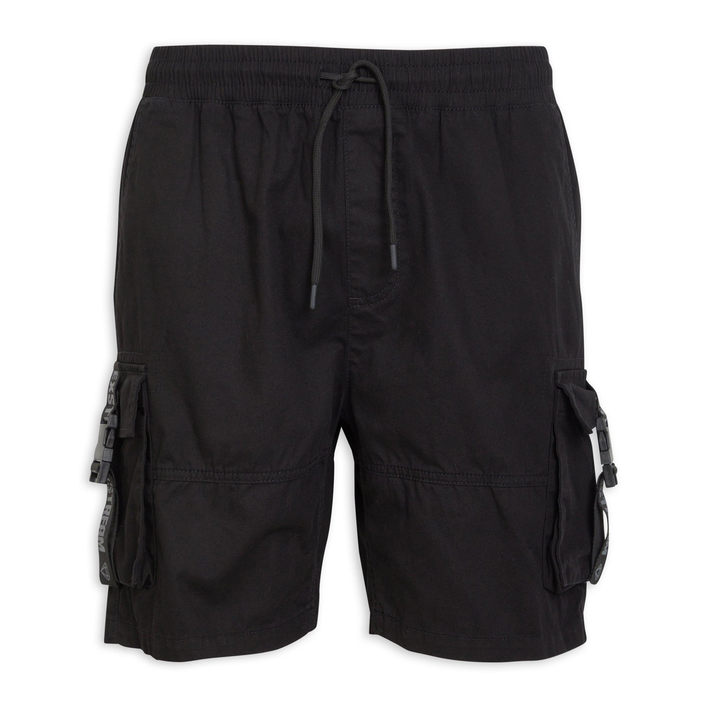 Black hot sale utility shorts