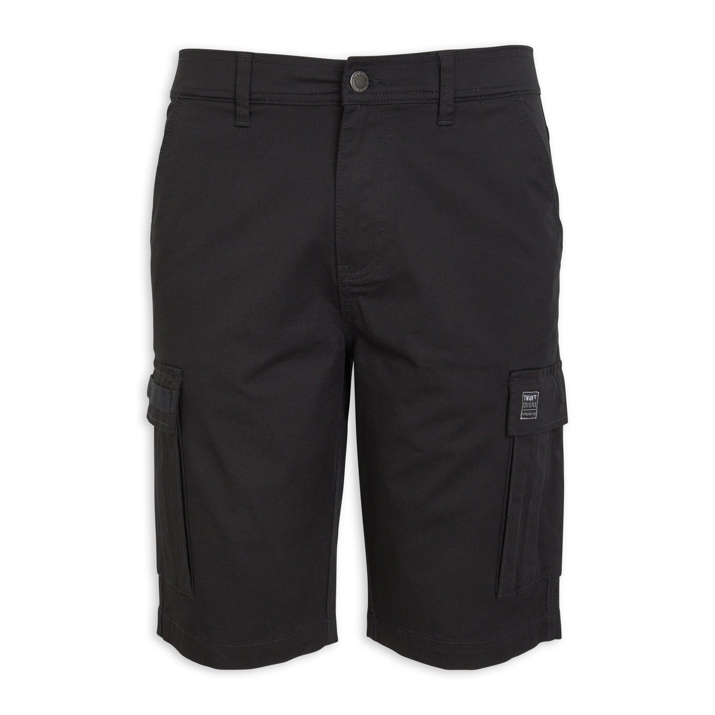 Black Utility Shorts (3112790) Truworths Man