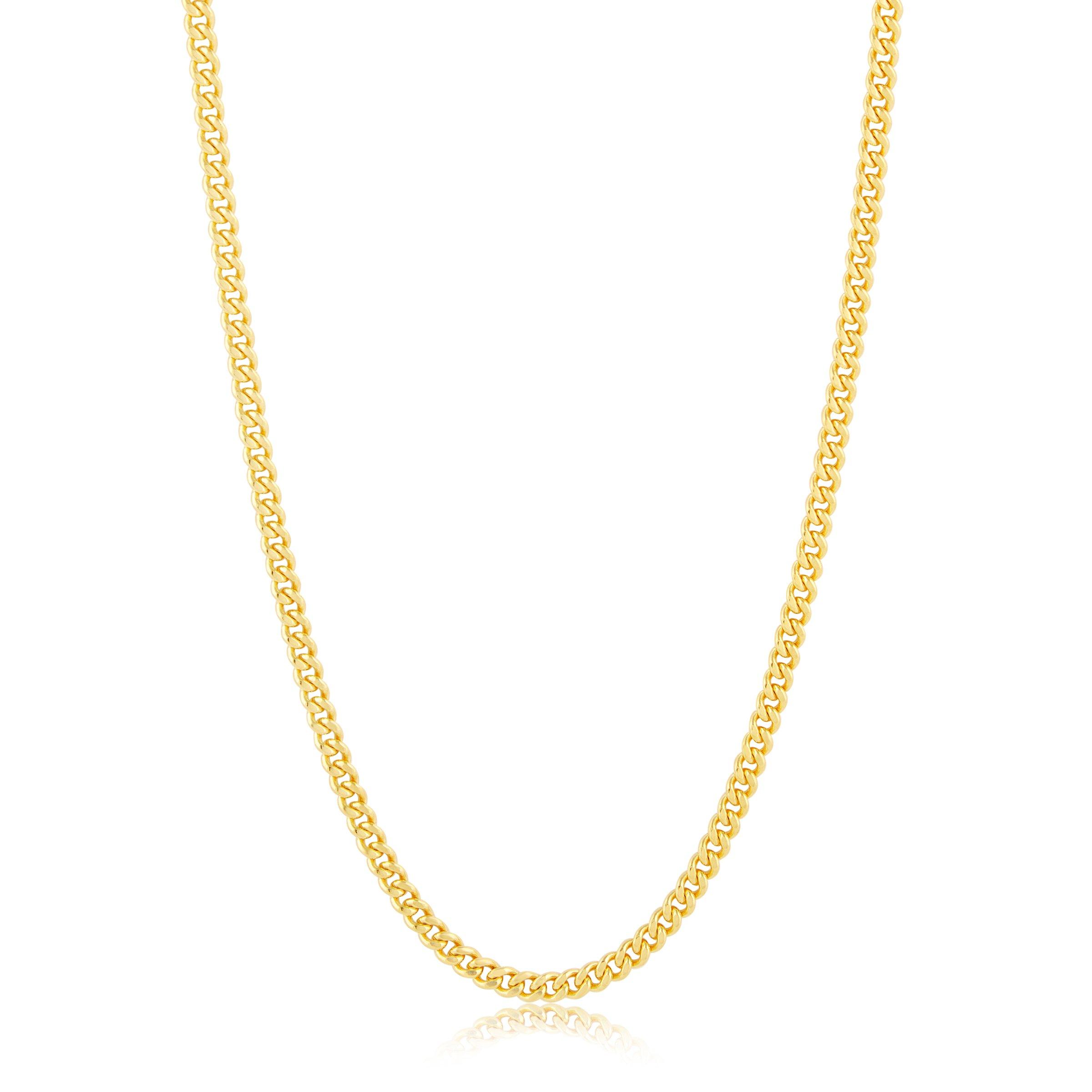 80g Curb Bonded Gold Chain (3112872) Bonded Gold