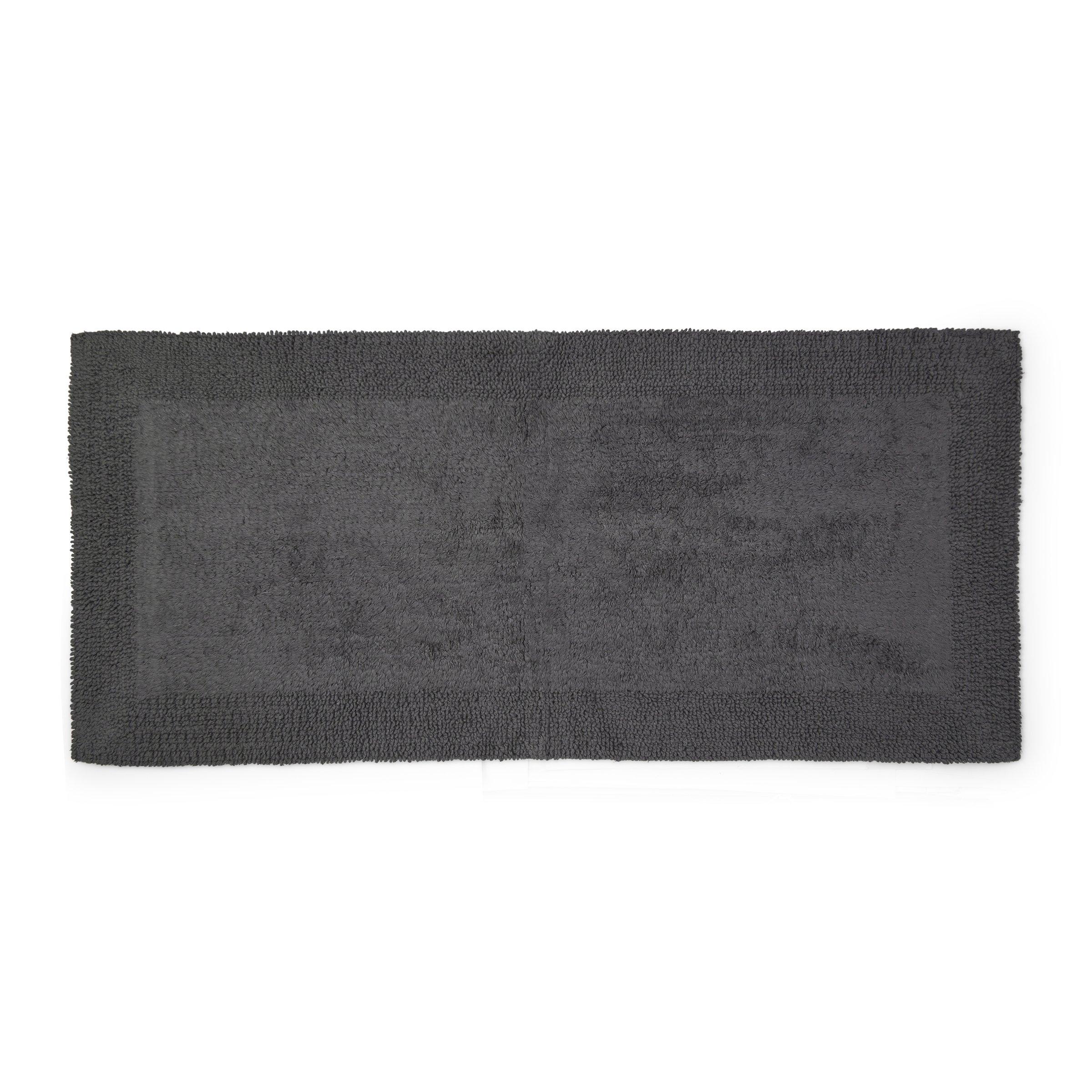 Charcoal Grey Tufted Bath Mat (3114400) Loads of Living