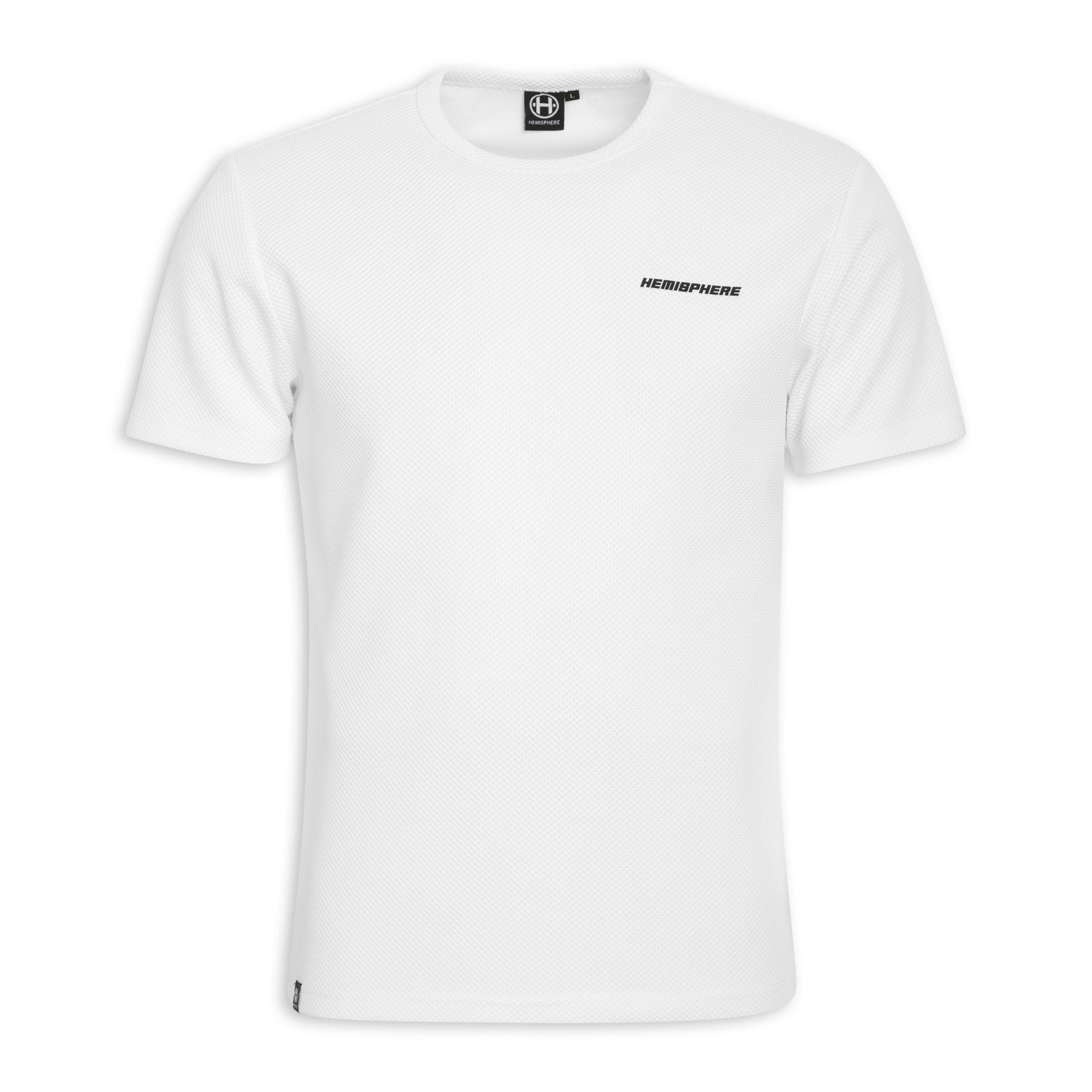 7128 White Printed T-Shirt