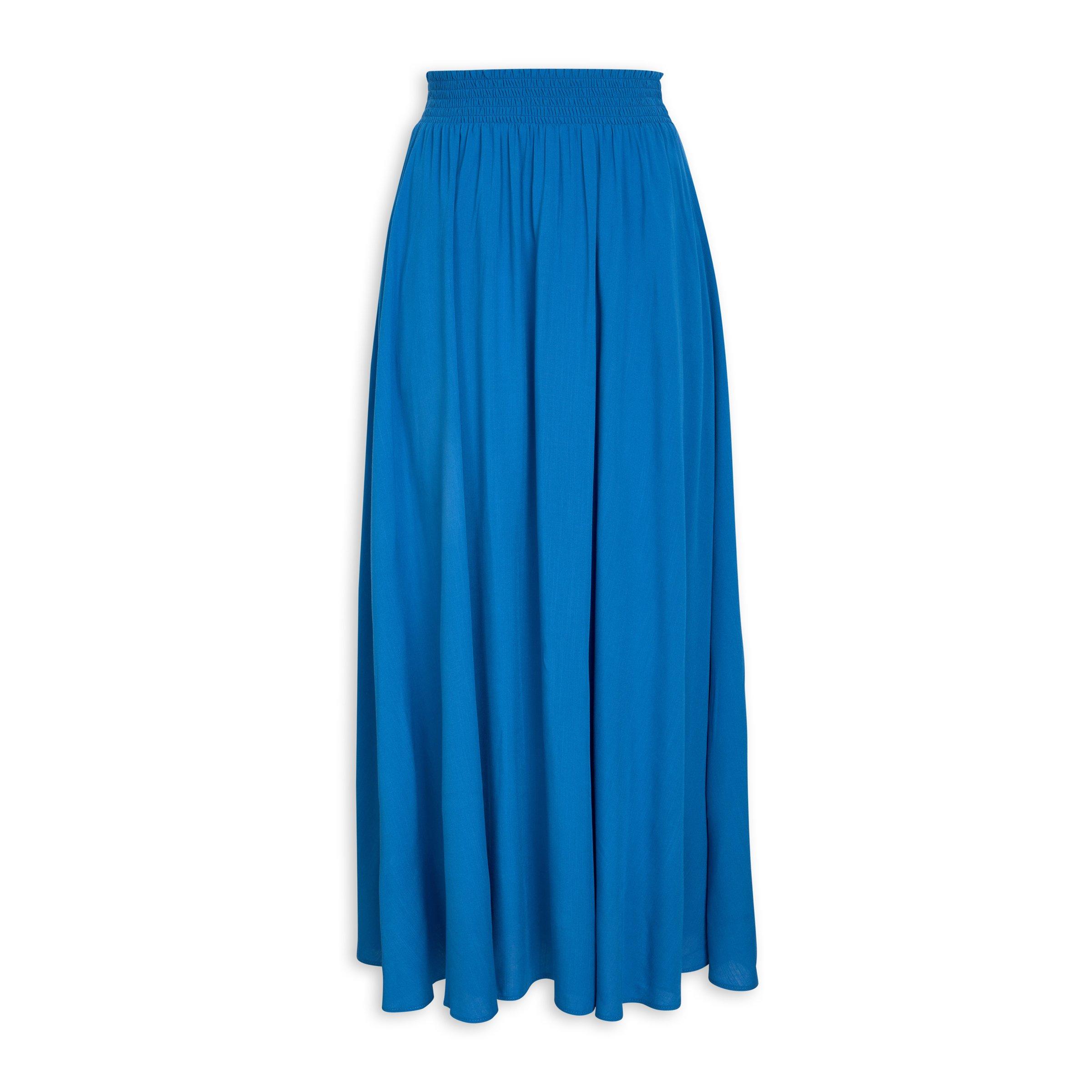 Blue Maxi Skirt 3115302 Identity 1618